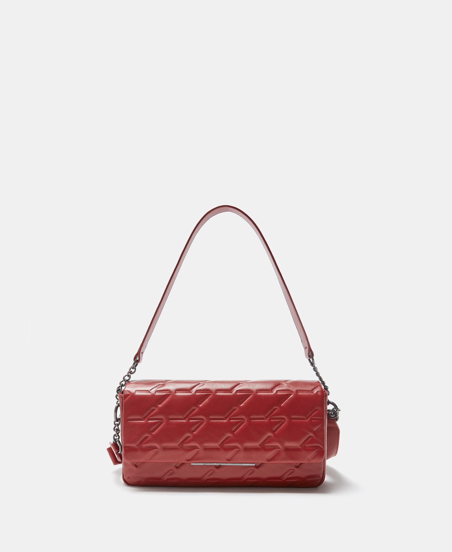 Padded nappa leather shoulder bag image number 0