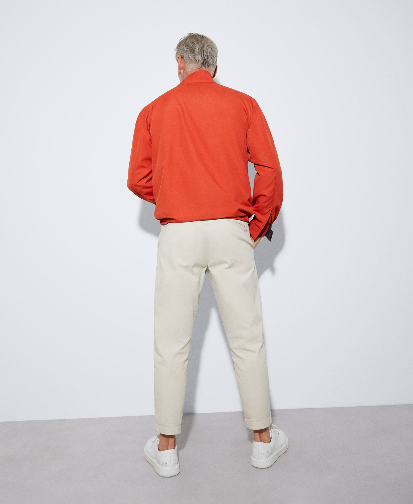 Reversible Mandarin collar jacket image number 2