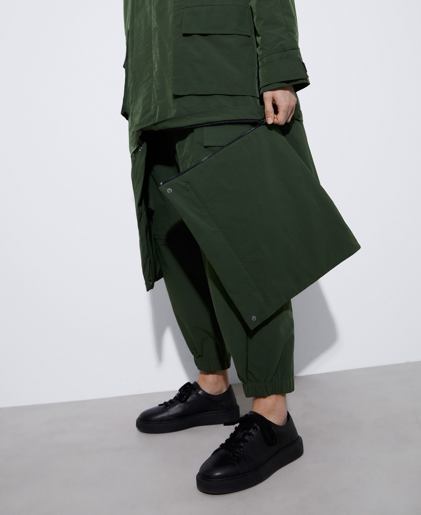 Recycled polyester convertible parka image number 2