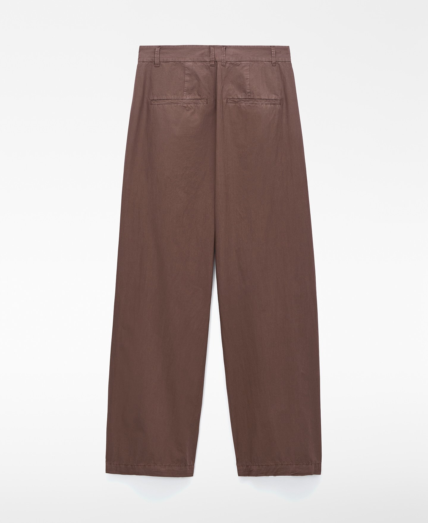 Organic cotton barrel fit trousers image number 5