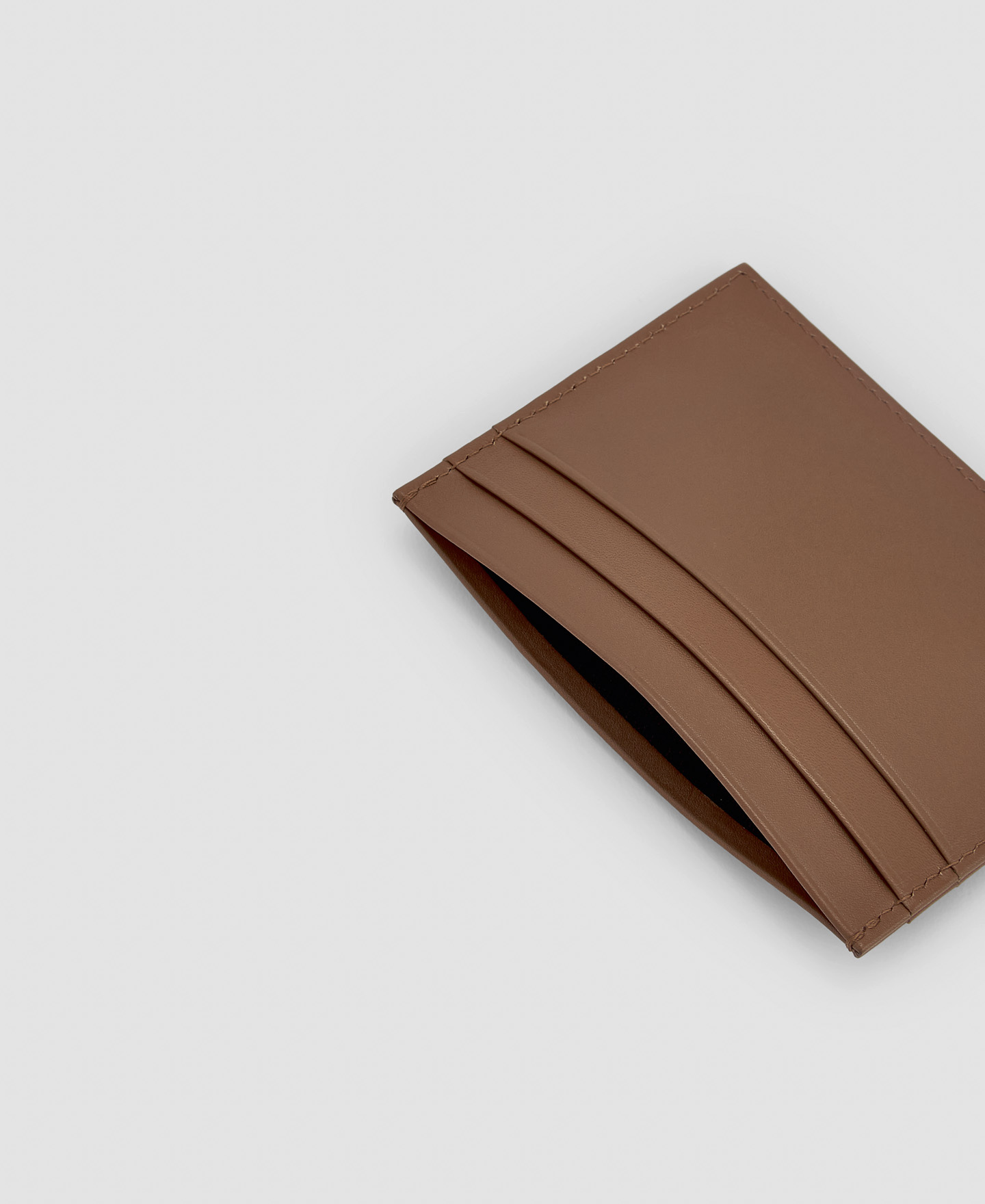 Leather logo card holder image number 2
