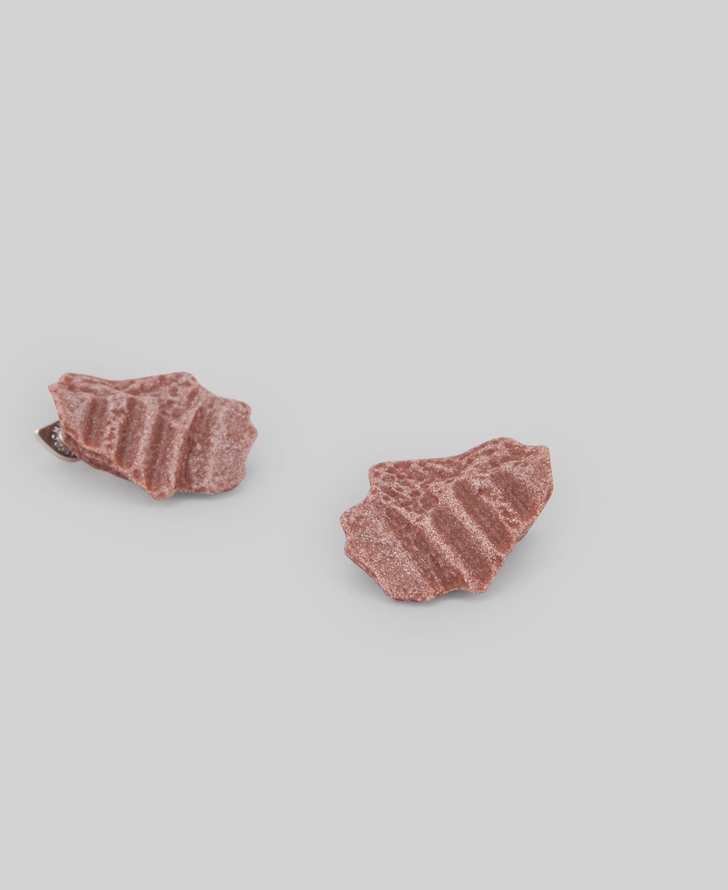 Resin brick earrings woman image number 1