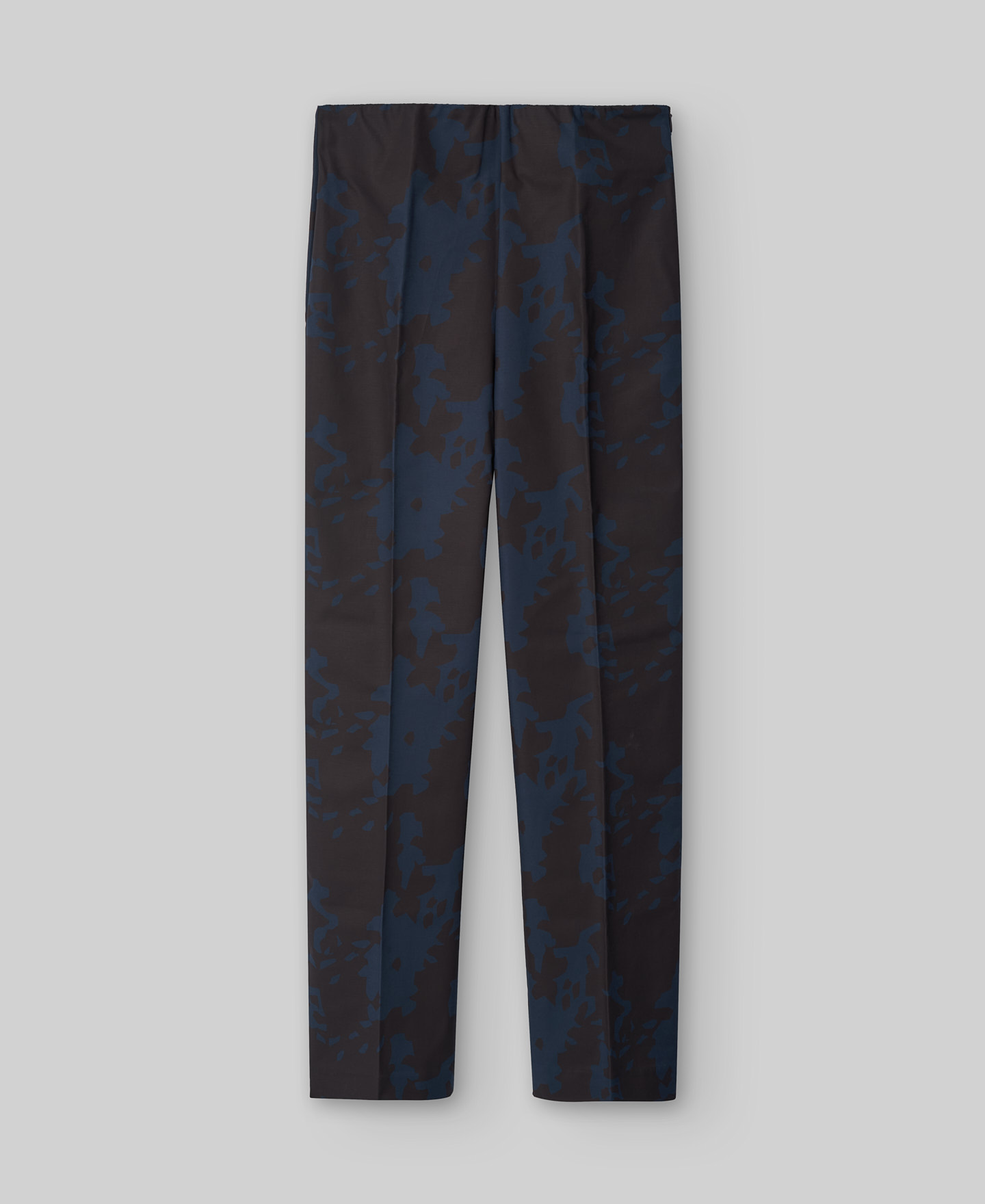 Printed flare trousers woman image number 4