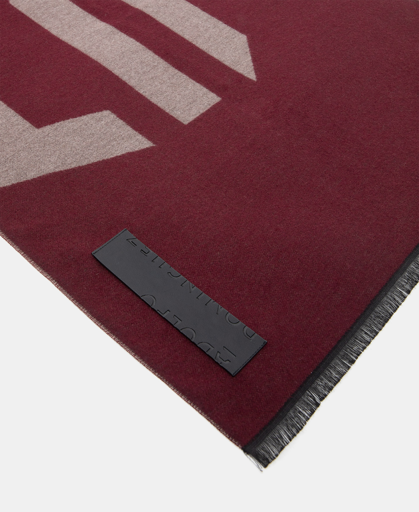 Two-tone maxi logo scarf image number 1