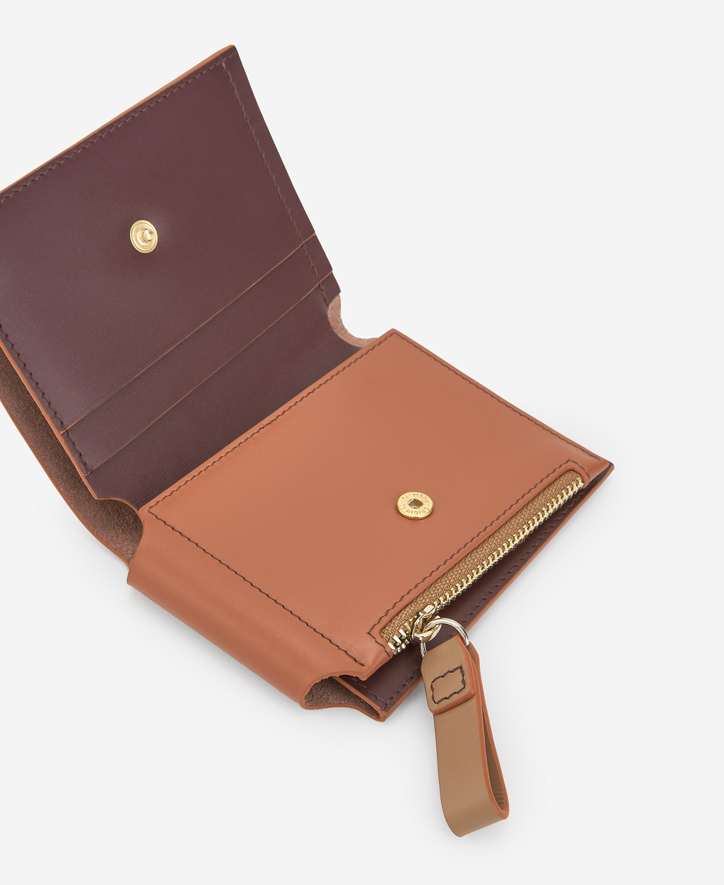 Portefeuille pliable en cuir responsable image number 1