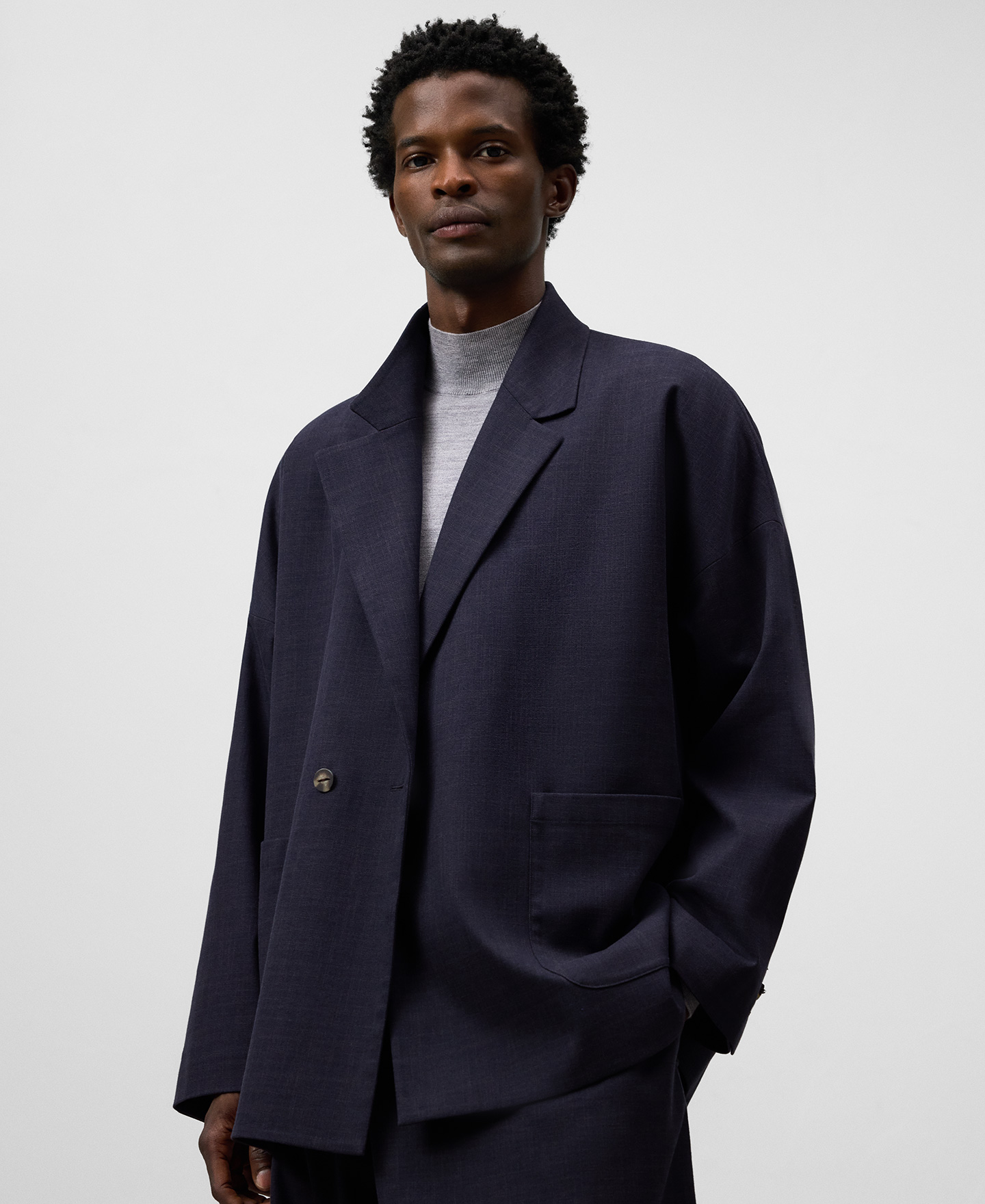 Blazer oversize desestruturado para homem image number 0