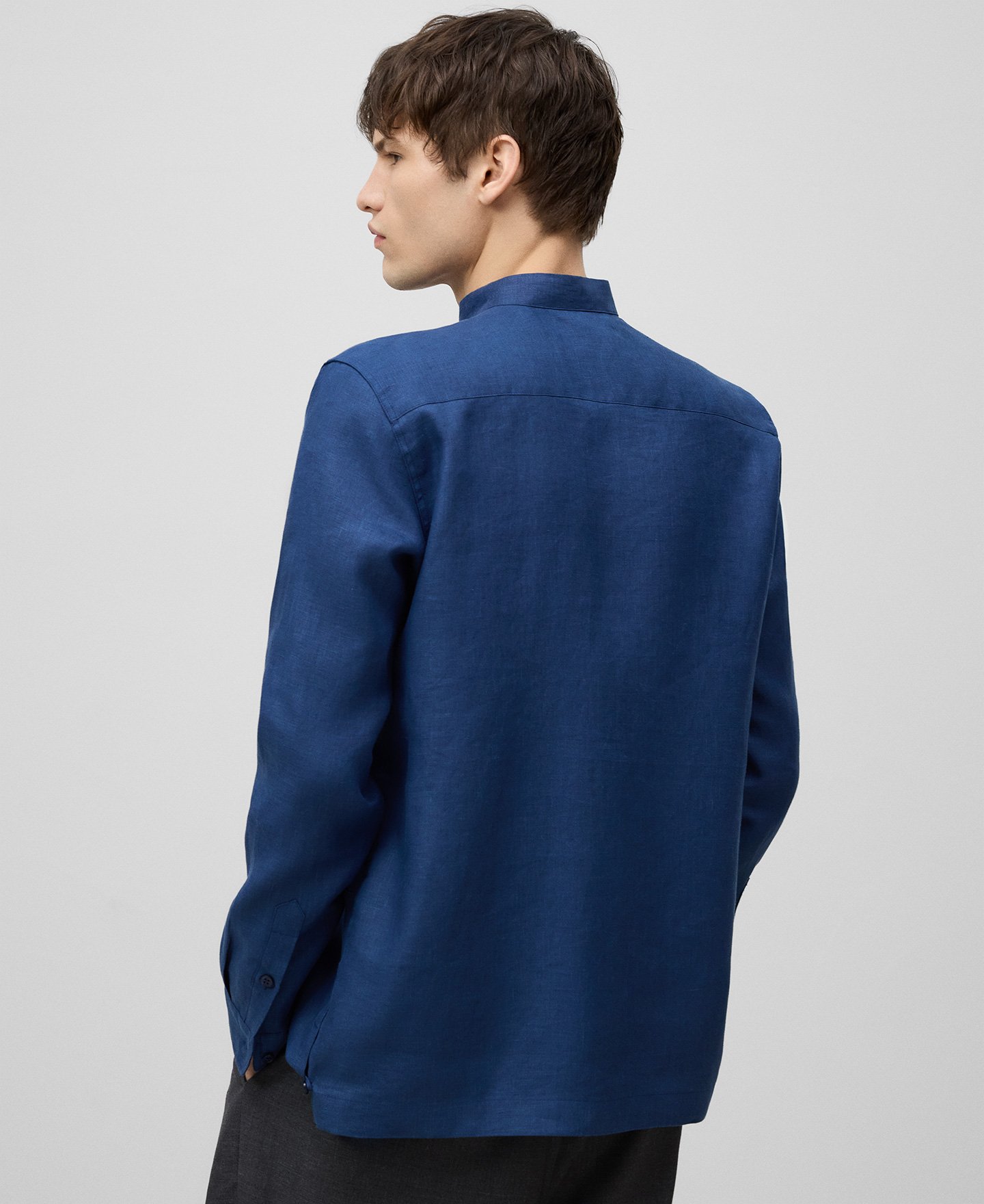 Camisa guayabera lino europeo hombre image number 2