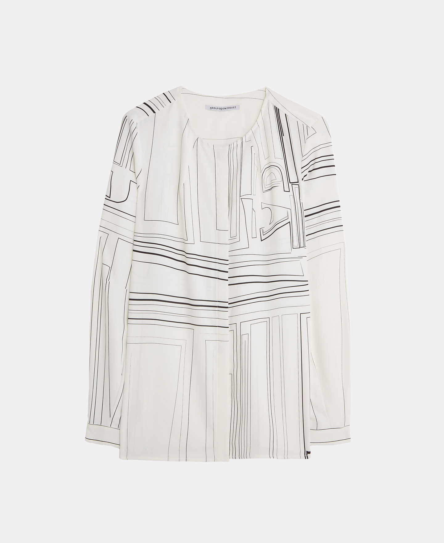 Blusa estampado laberinto image number 4