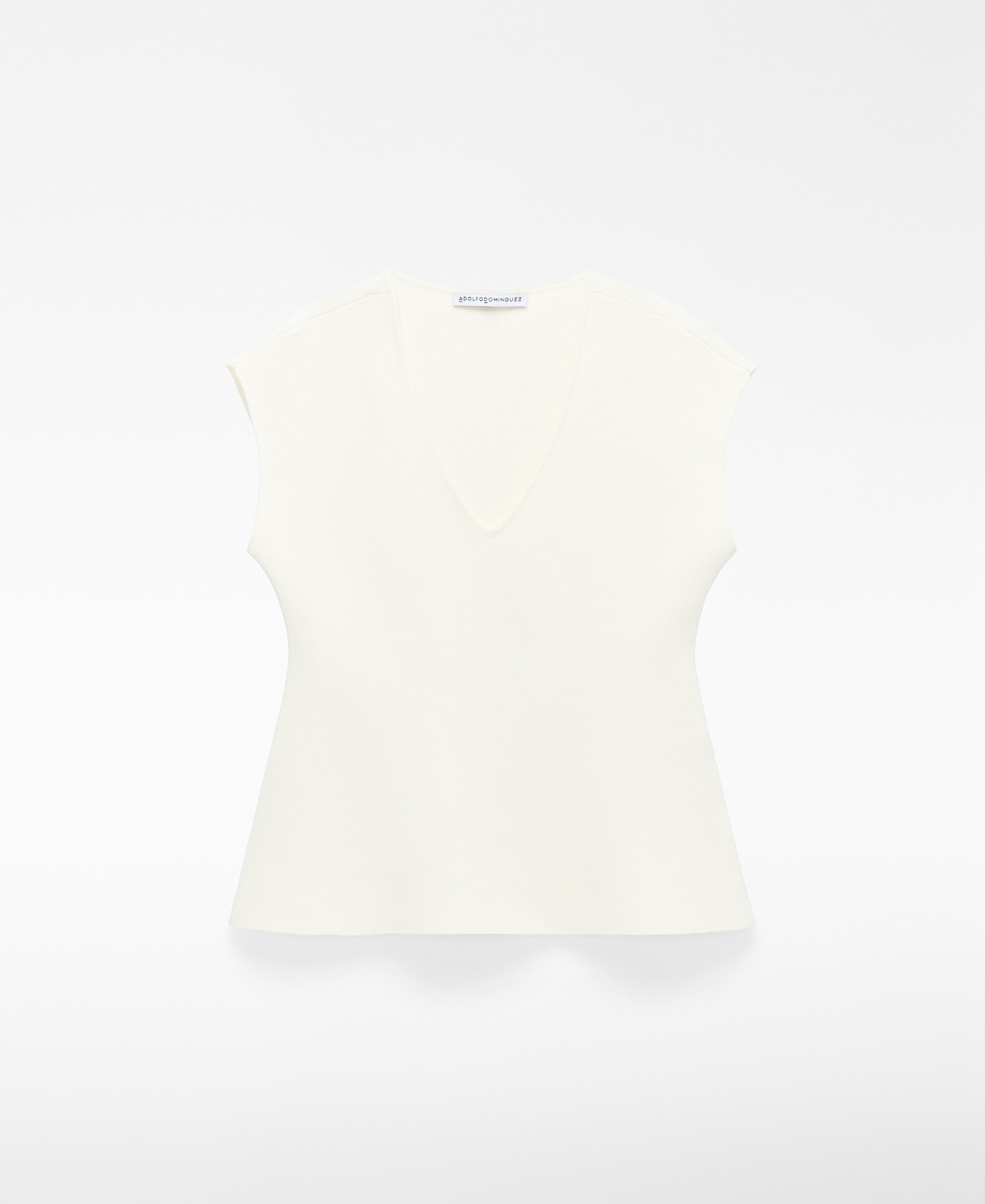 Top peplum punto image number 4