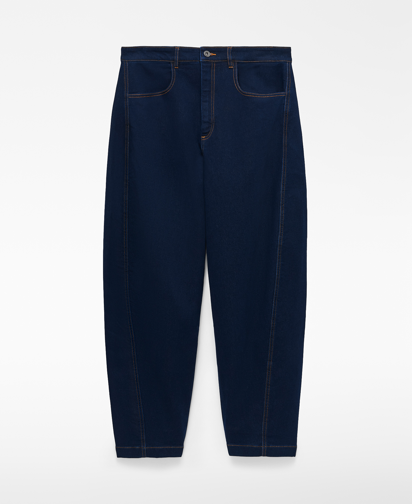 Pantal&oacute;n barrel fit denim image number 4