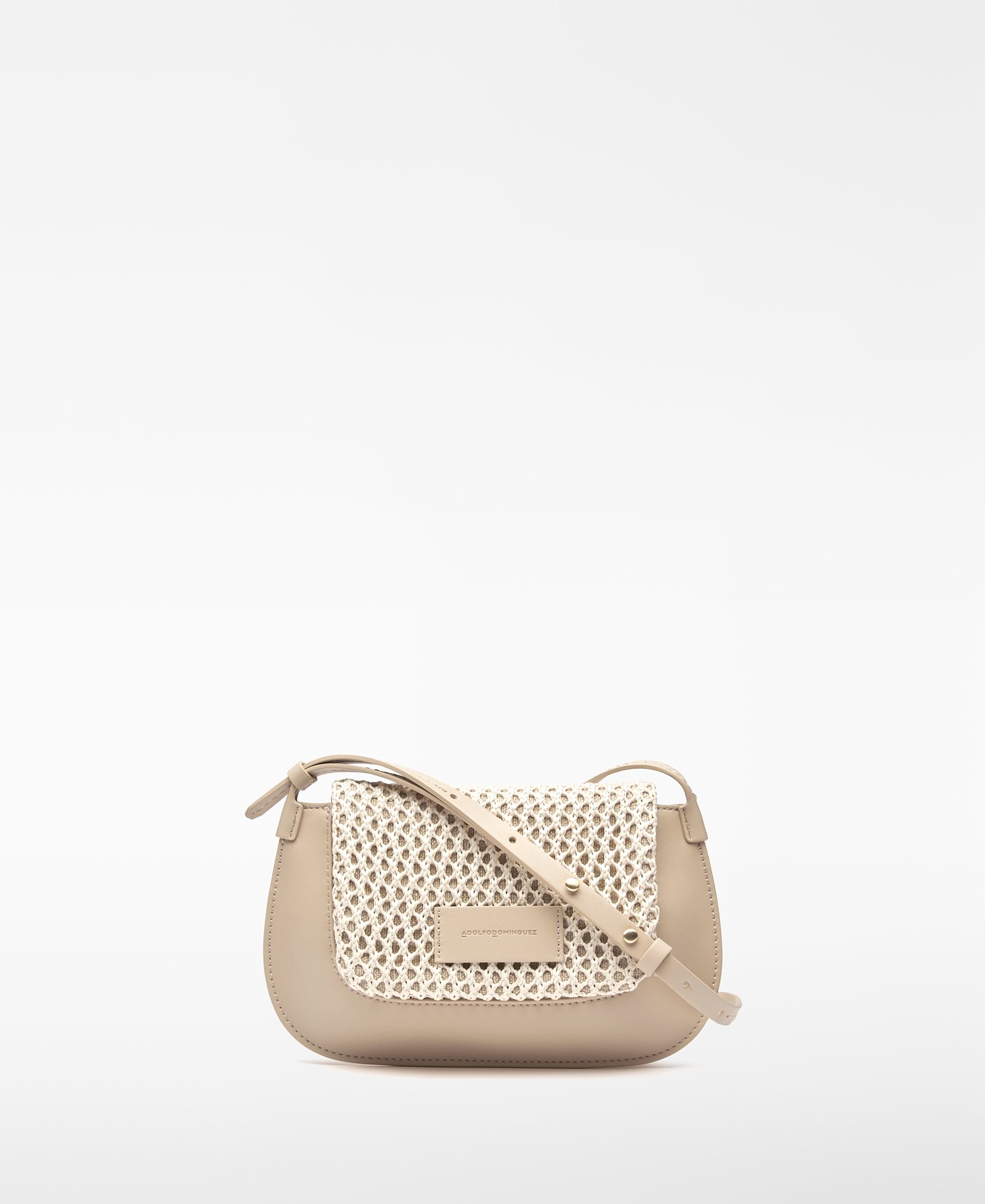 Mini-Umh&auml;ngetasche Dorna mit Raffia-Struktur image number 0