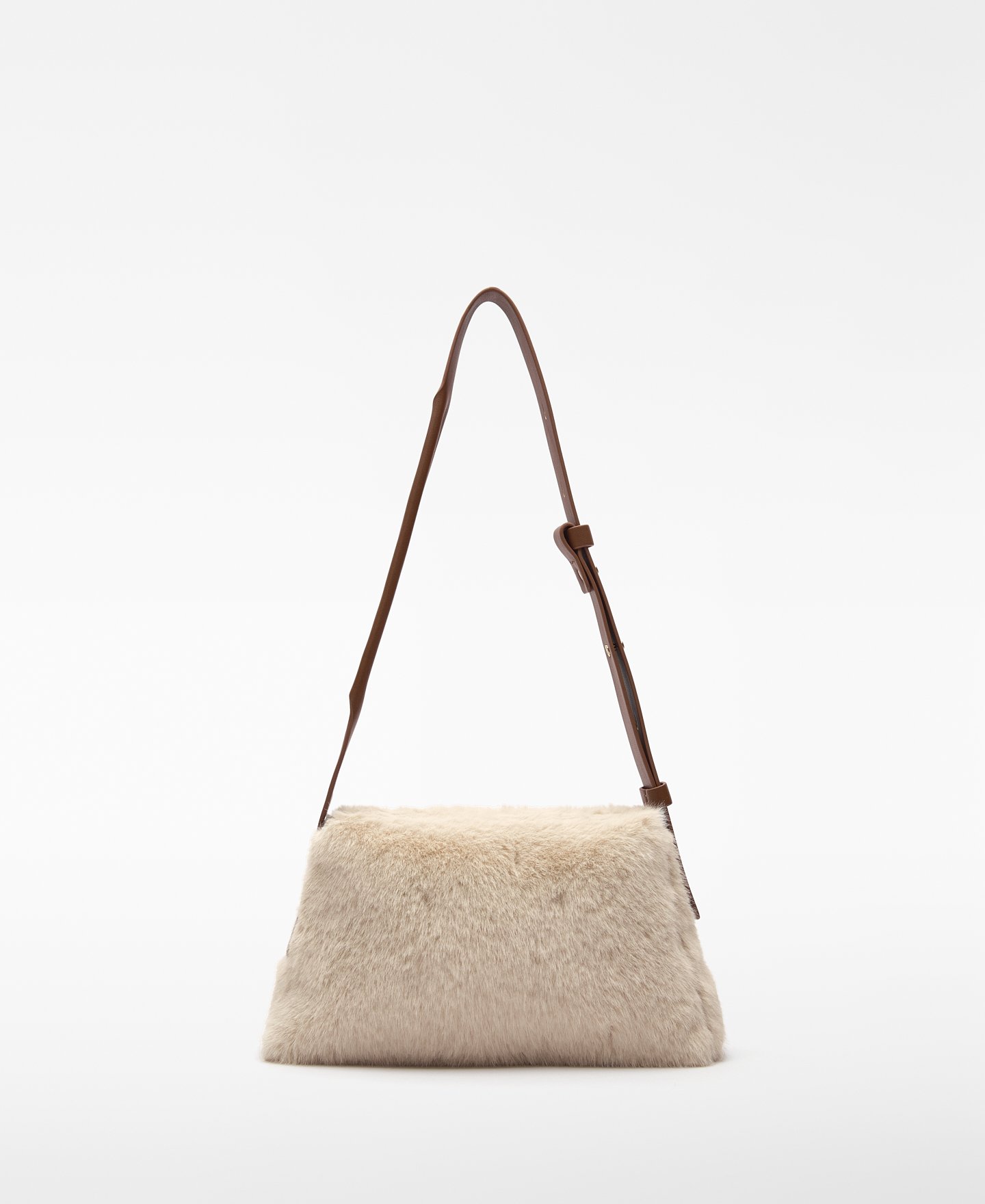 Faux fur Mica shoulder bag woman image number 1