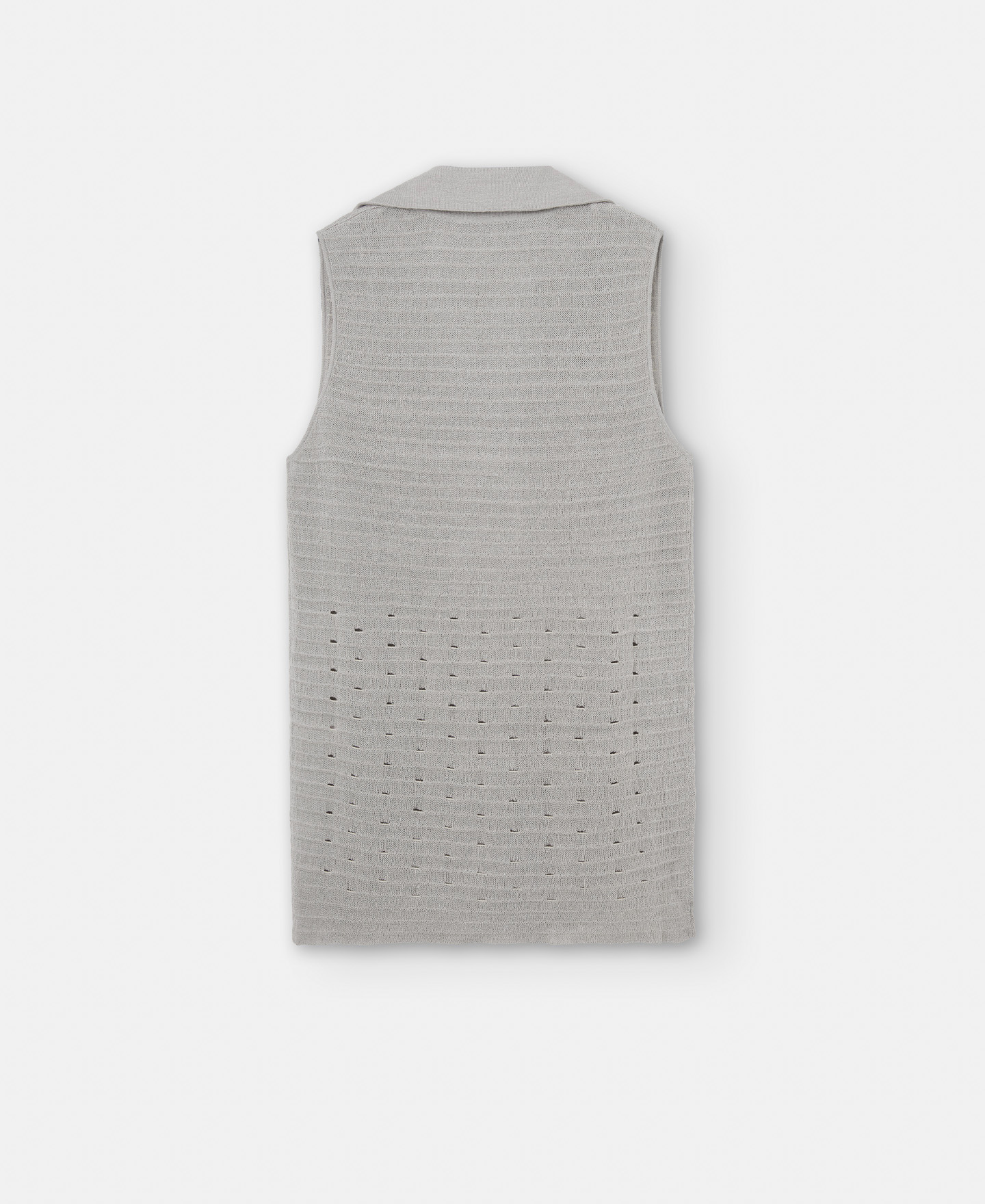 Linen knitted openwork top image number 5
