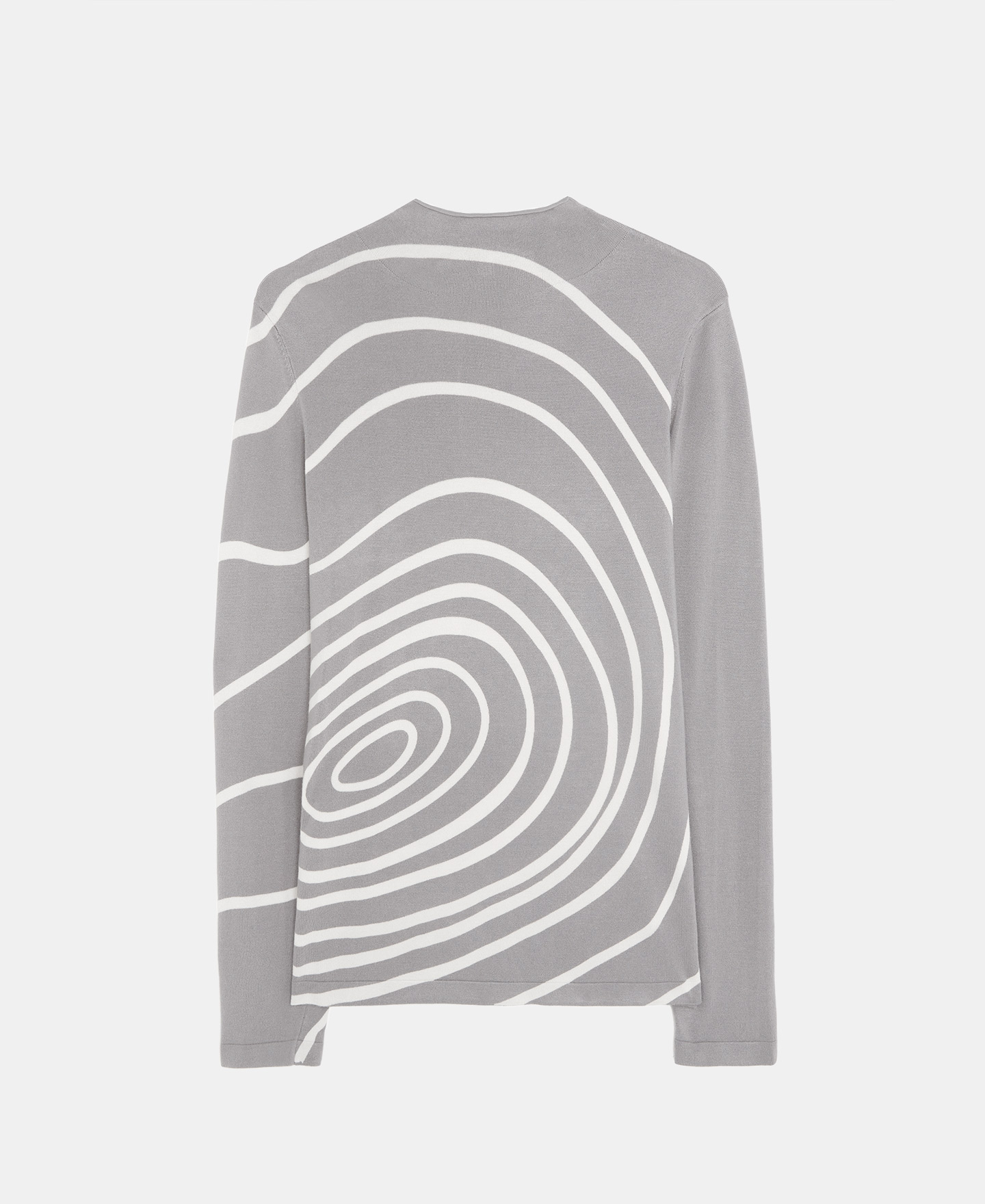 Viscose and nylon spiral sweater image number 5