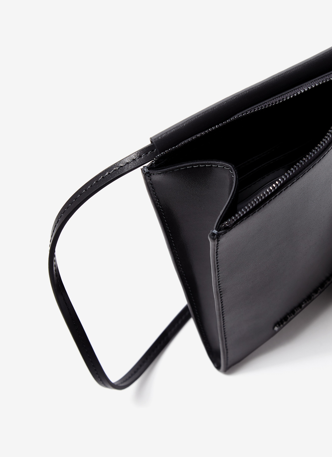 Vachetta leather squared shoulder bag image number 1