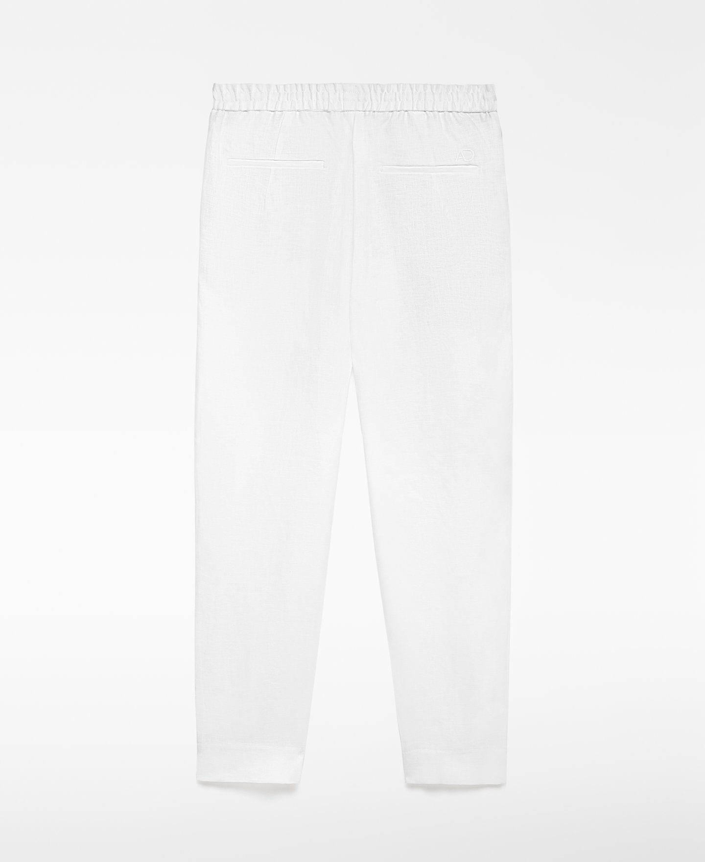 Pleated linen trousers man image number 5