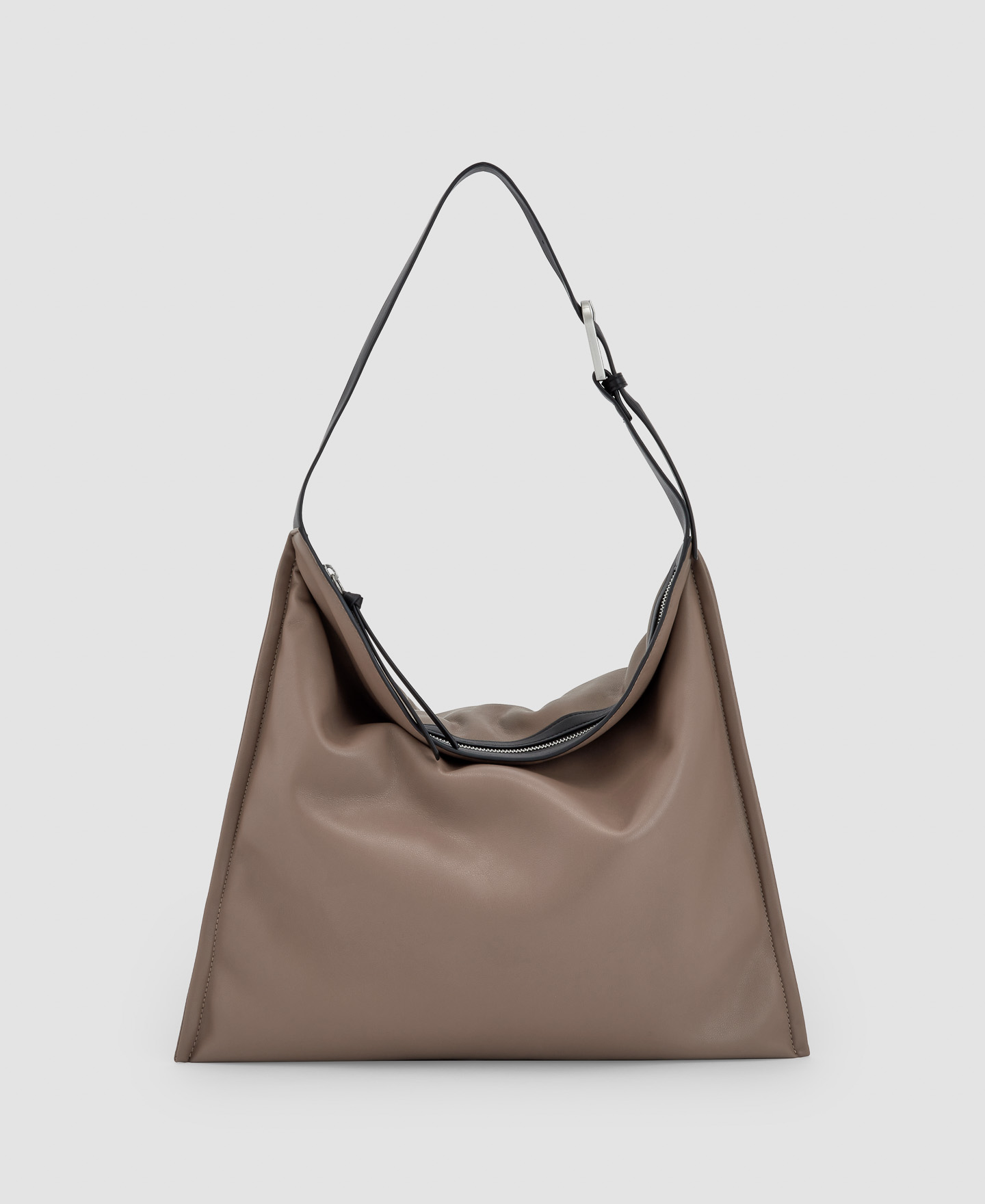 Recycled materials big hobo bag image number 1