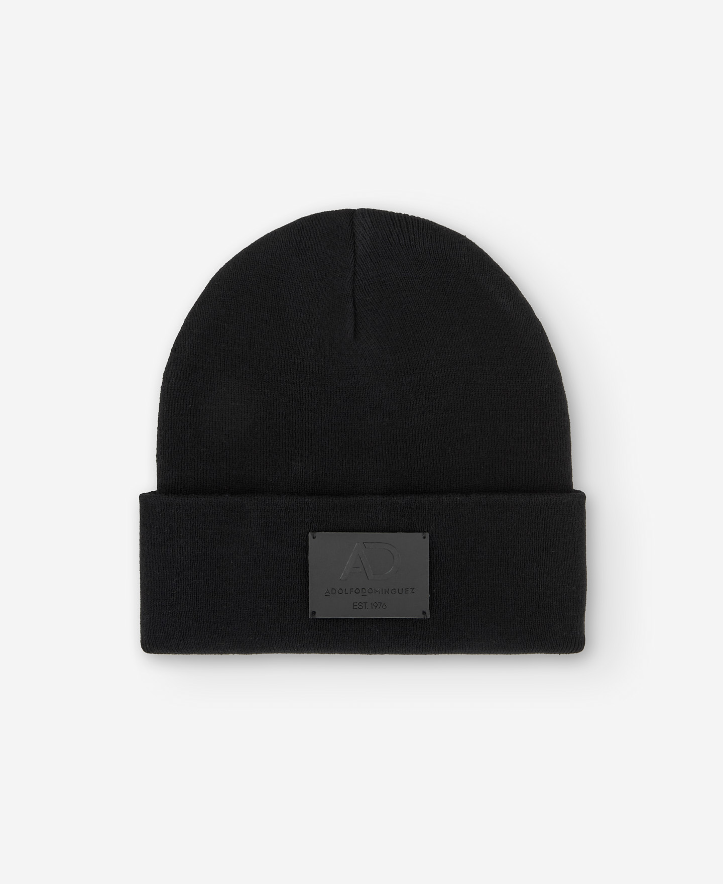 Beanie en algodón con logo frontal image number 0