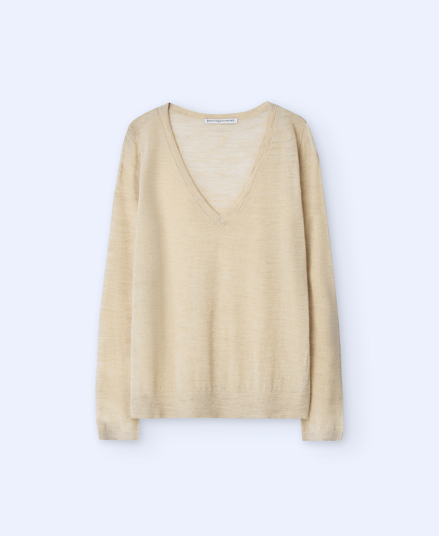 Linen fabric sweater image number 4