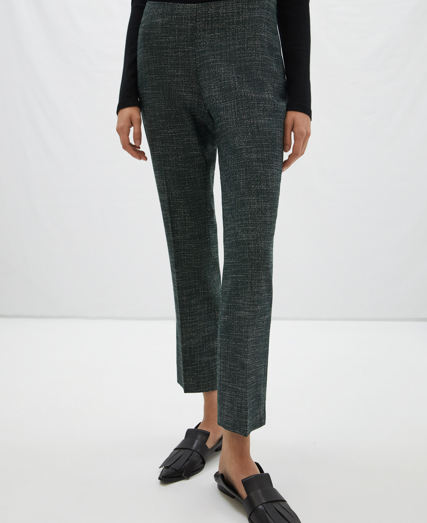 Straight cut stretch trousers image number 0