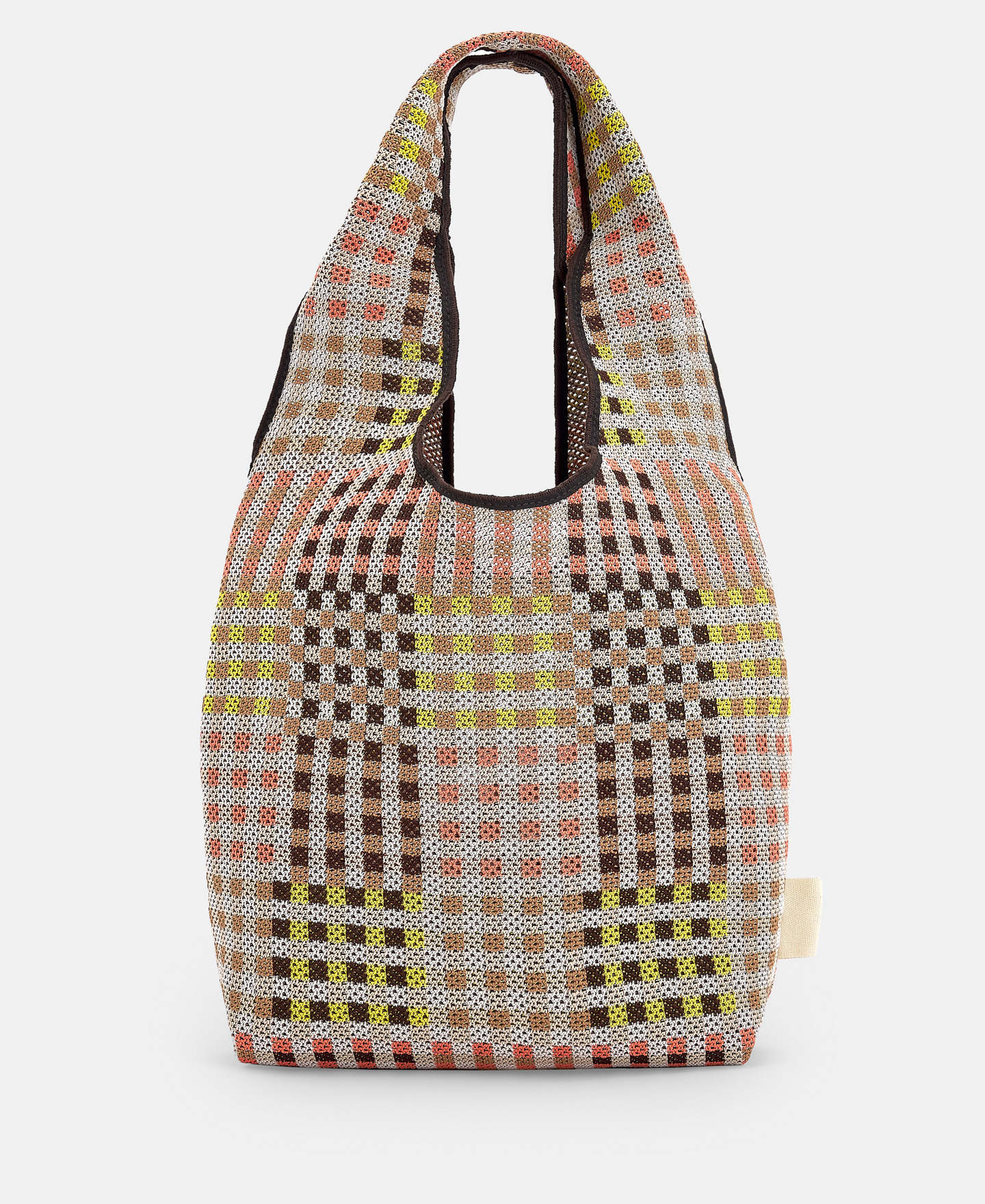 Knitted bag with double handle image number 1