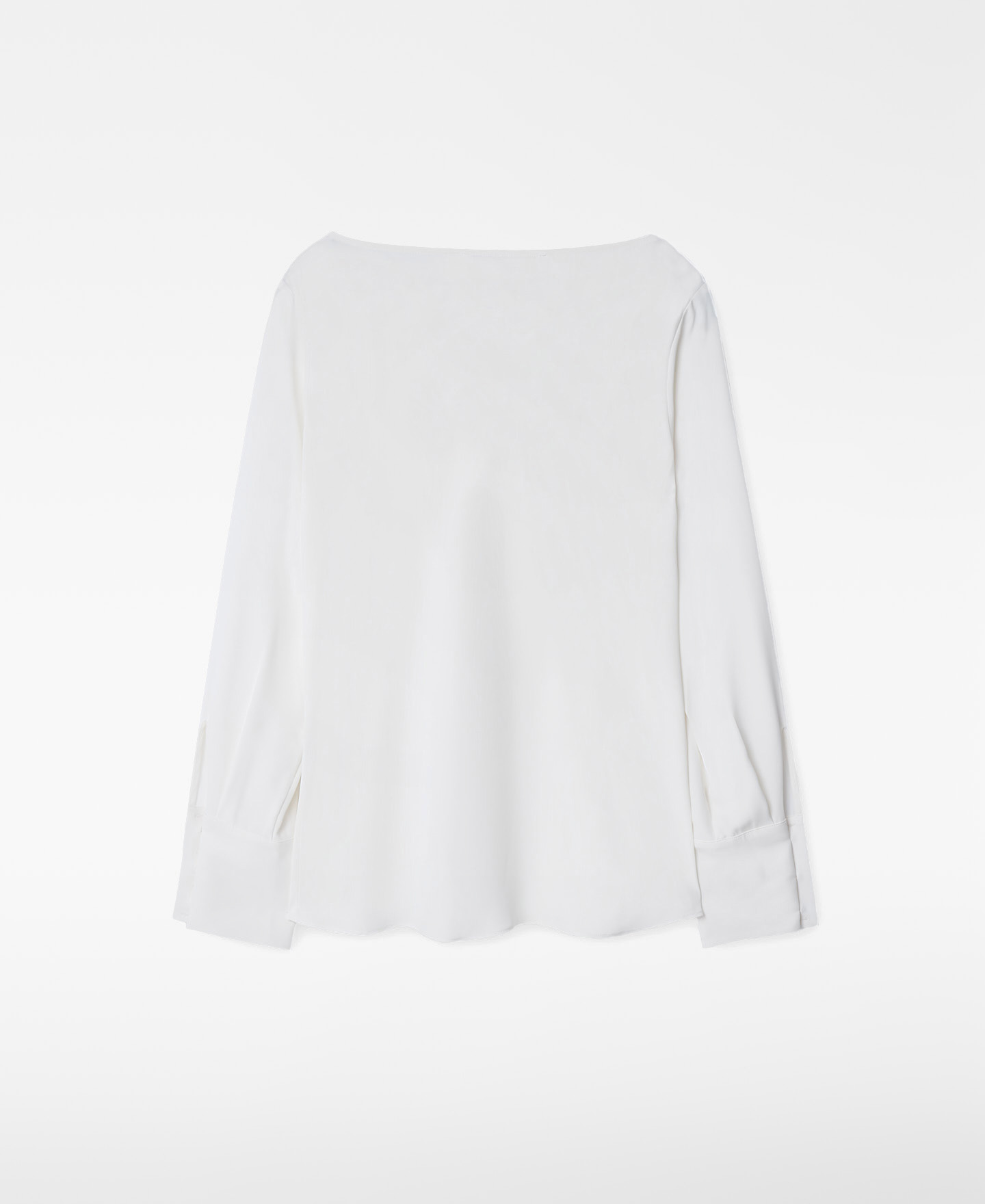Draped collar top woman image number 1