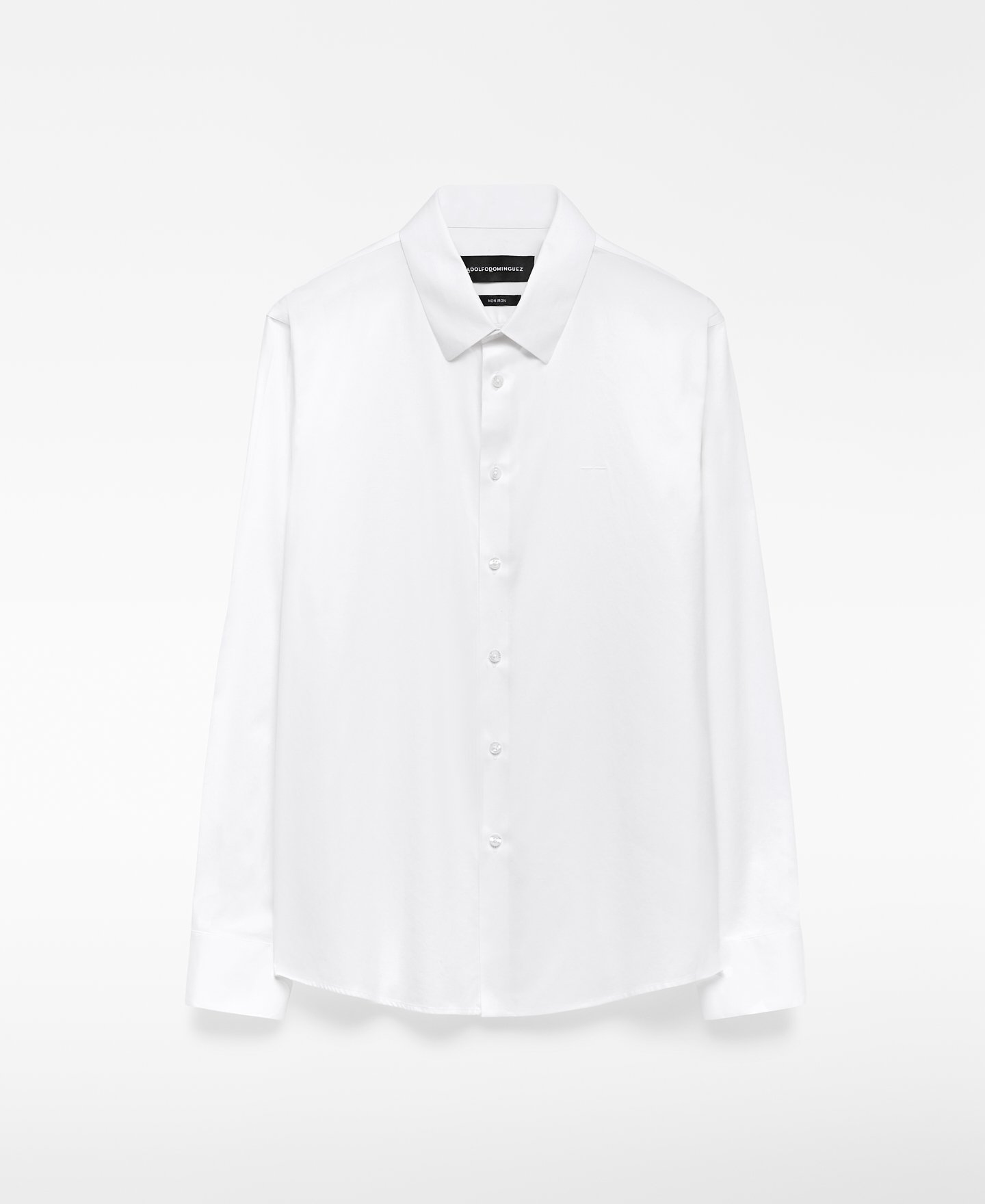 Regular fit lapel collar shirt man image number 4