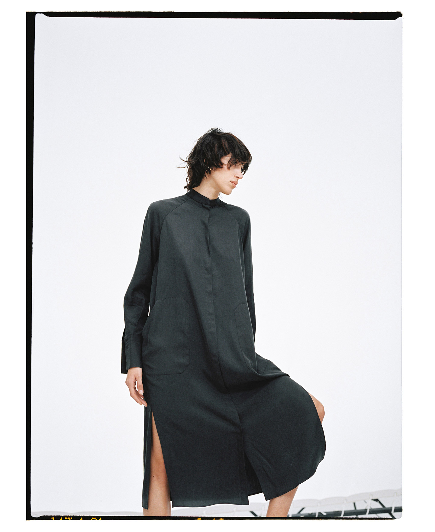 Lyocell shirt dress image number 0