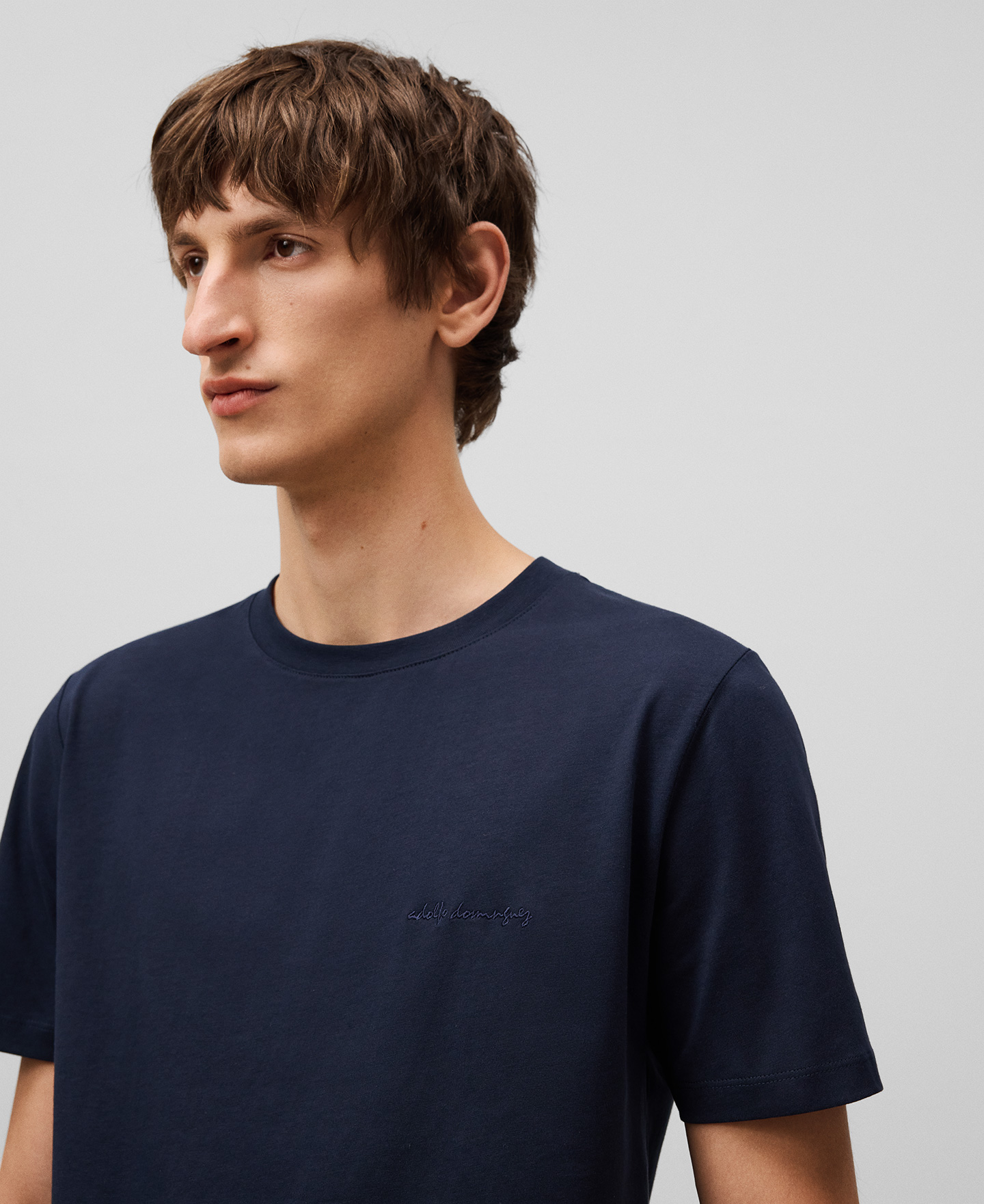 Regular fit cotton T-shirt man image number 3