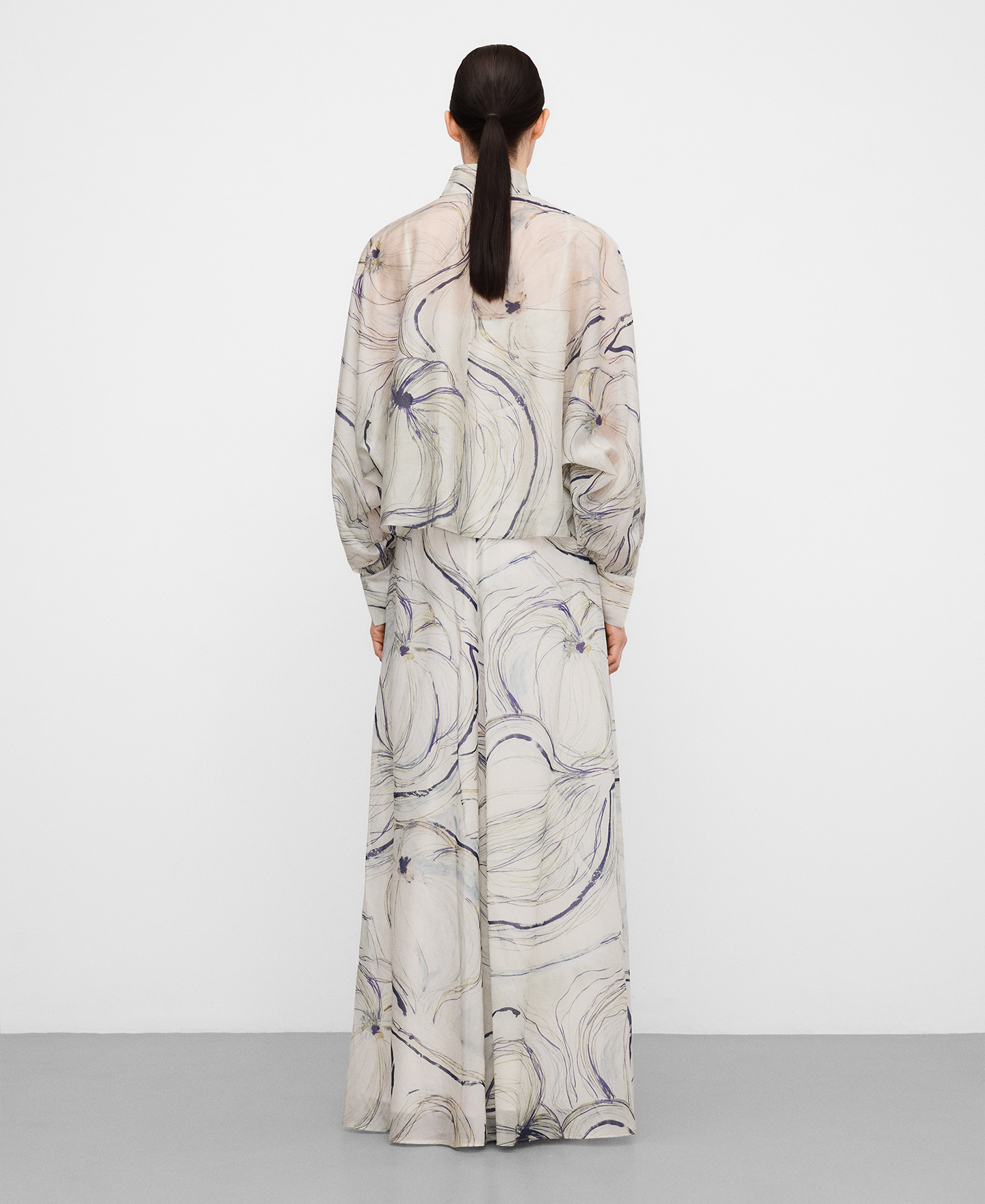 Maxi printed skirt image number 2