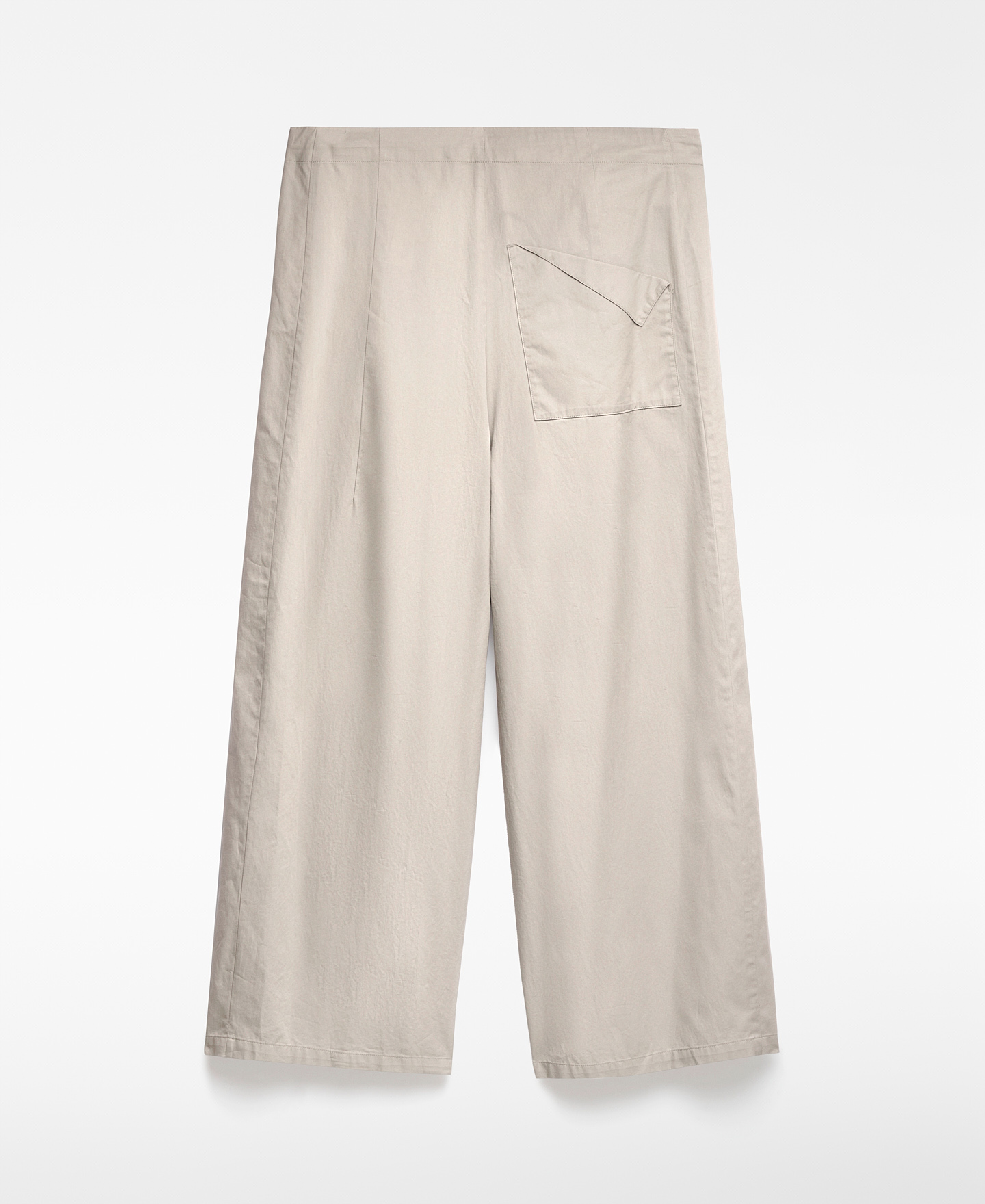 Cotton carrot fit trousers man image number 3