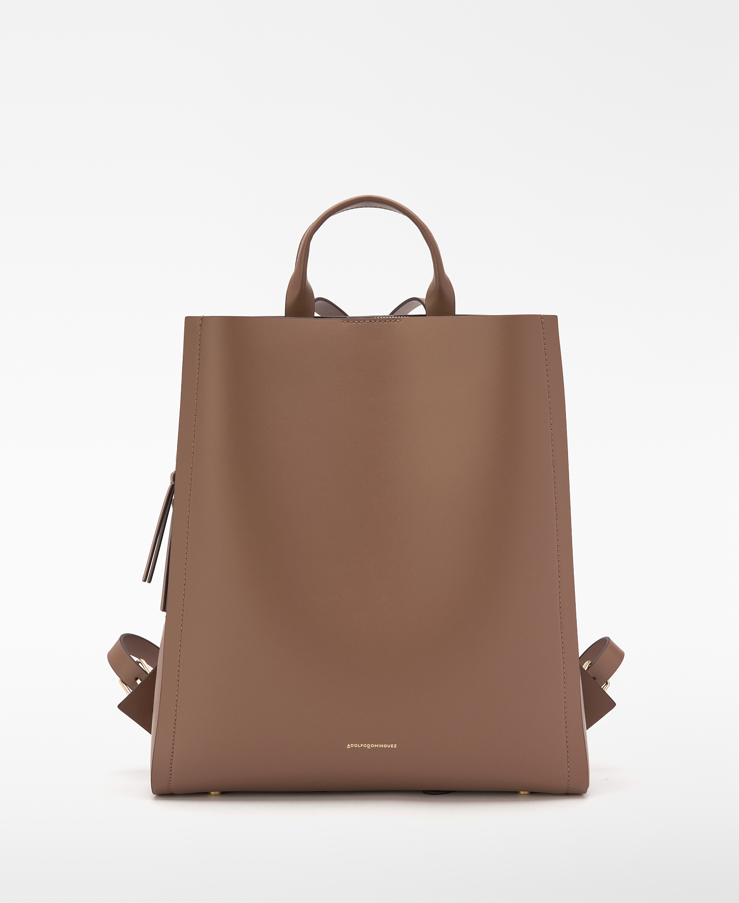 Mica leather backpack image number 0