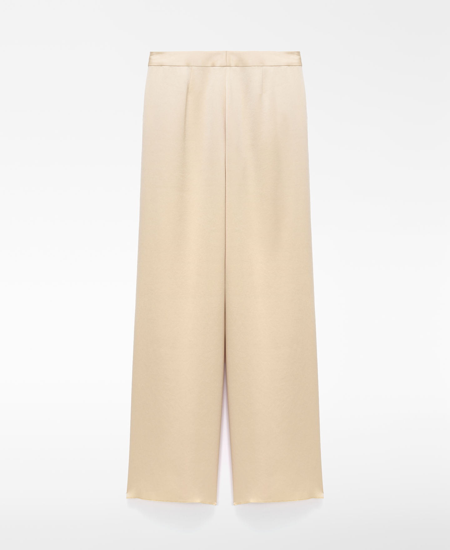 Satin palazzo trousers image number 5