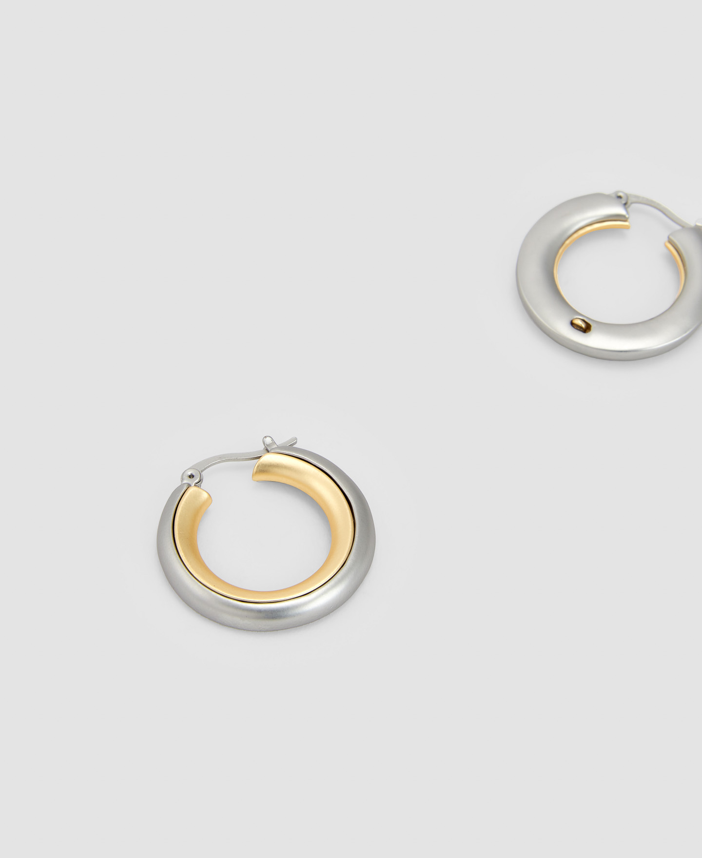 Zinc hoop earring image number 1