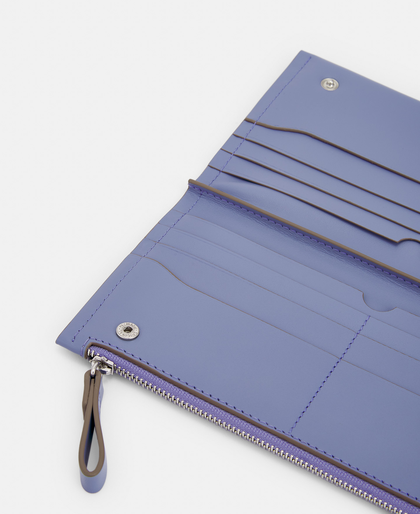 Vachetta leather large clip wallet image number 2
