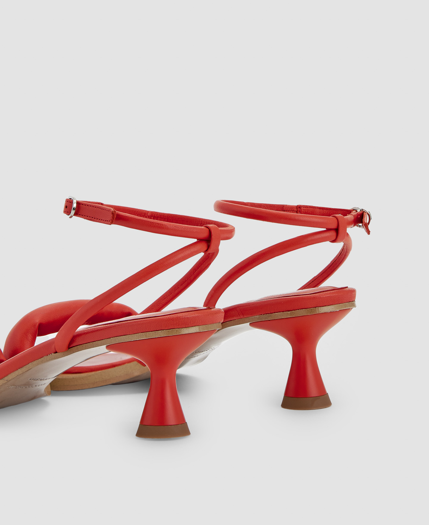 Leather heeled sandal image number 2