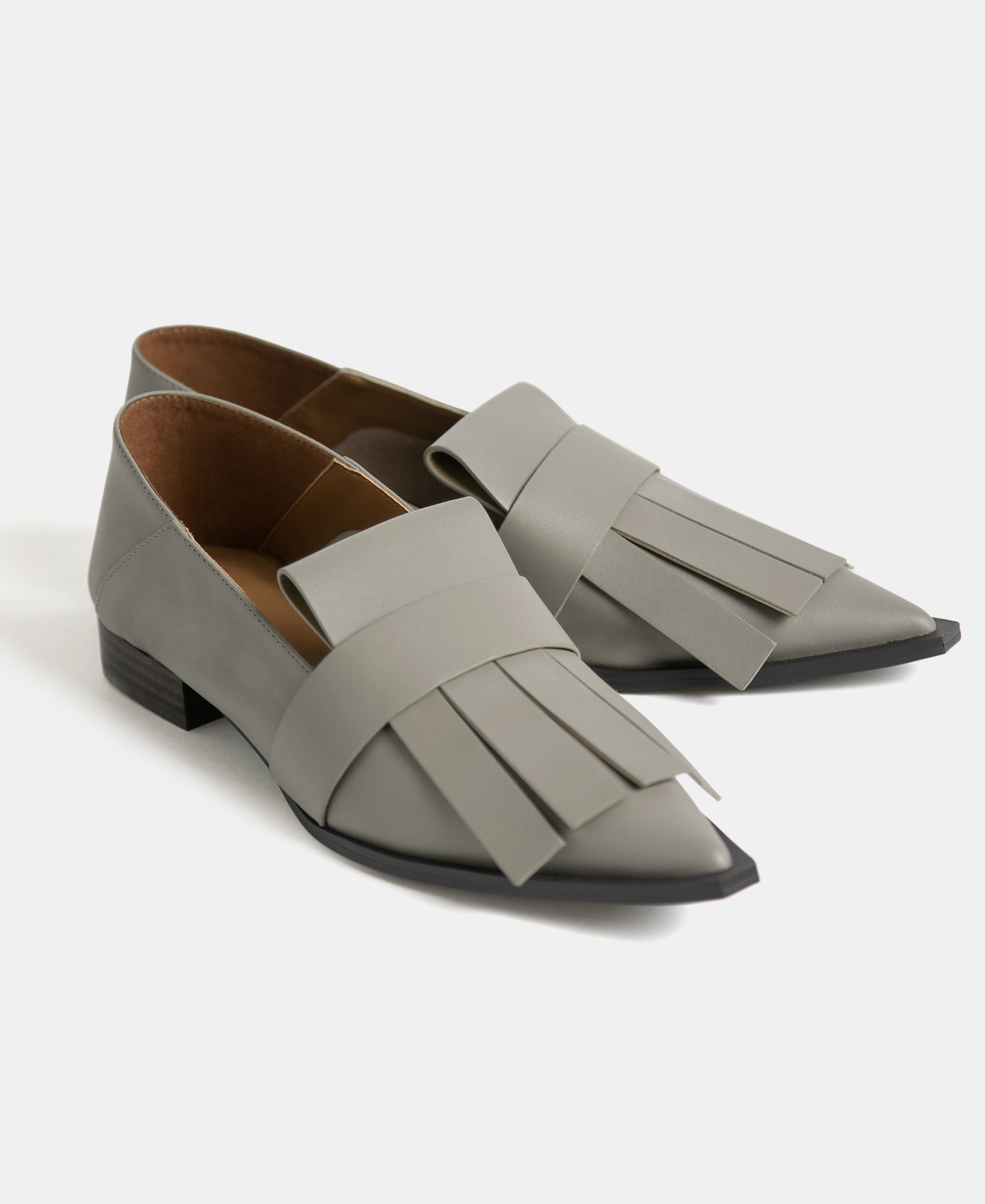 Zapato plano maxi flecos image number 1