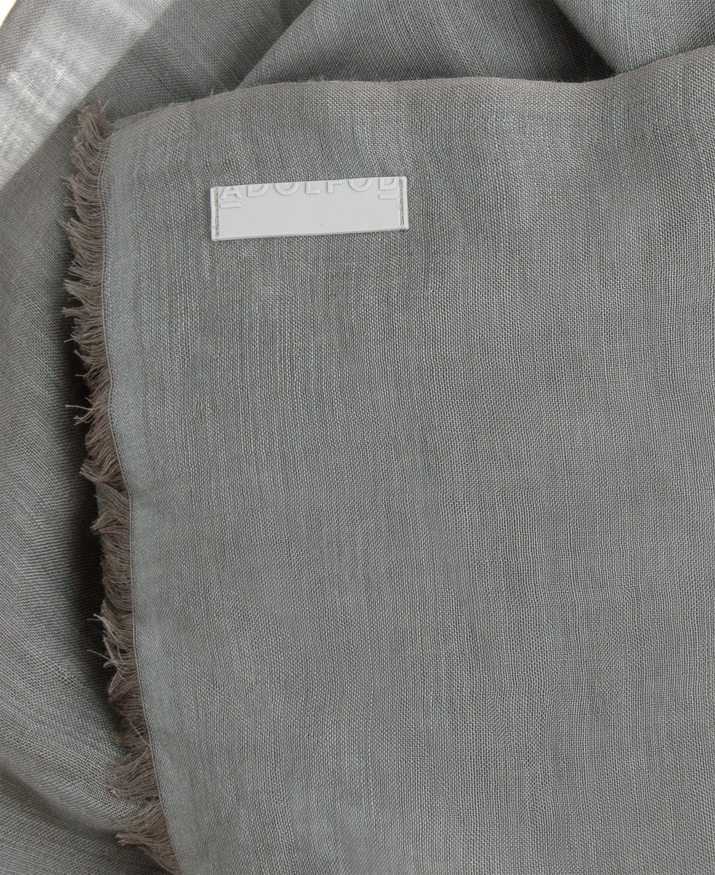 Plain shawl in modal and merino wool image number 2