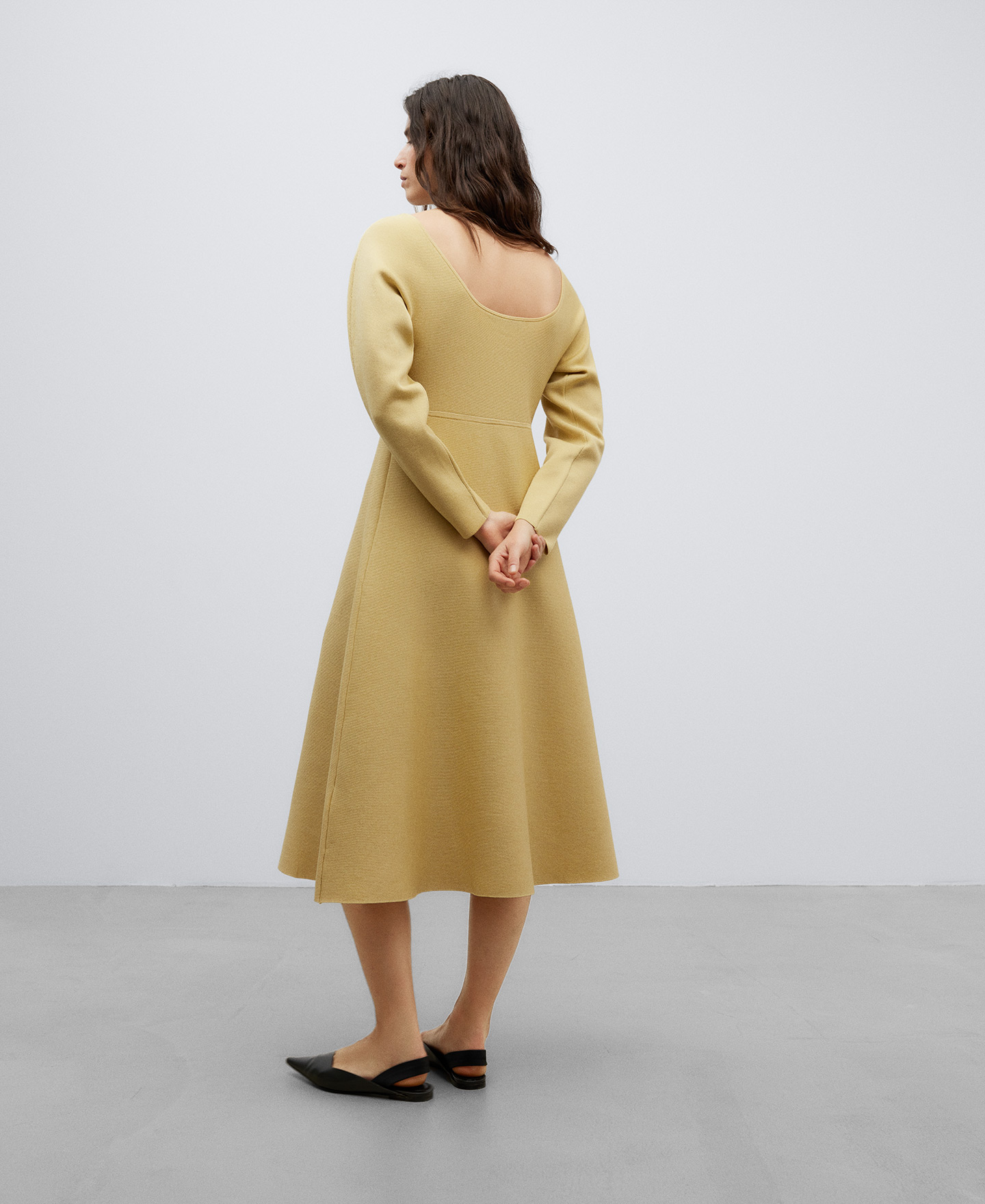 Vestido evasé mujer image number 2