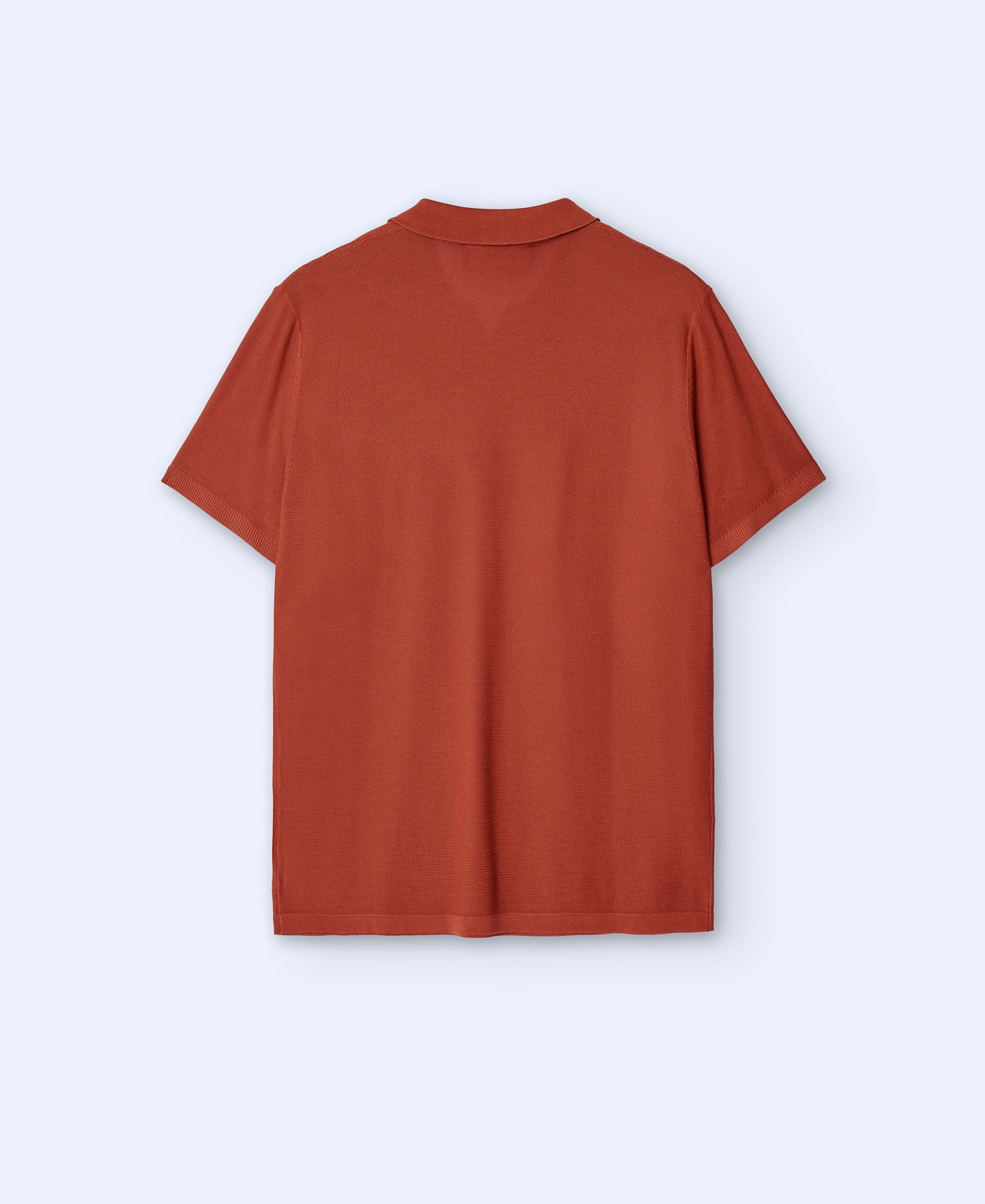 Regular fit buttonless polo shirt image number 5