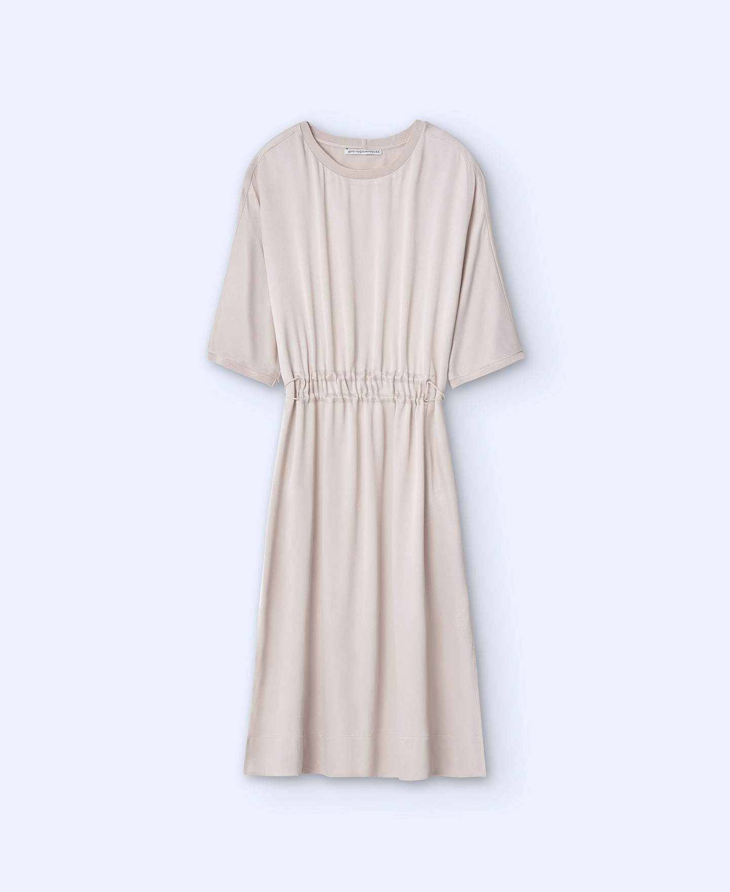 Drawstring viscose shirt image number 4