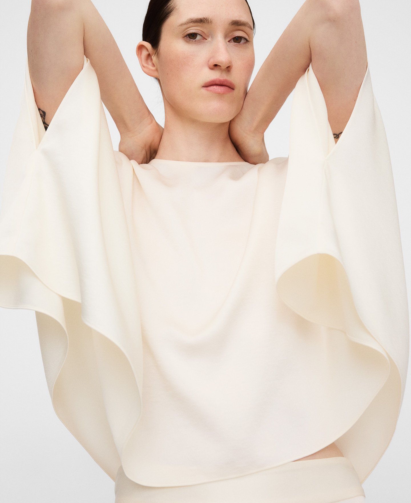 Satin loose top image number 3