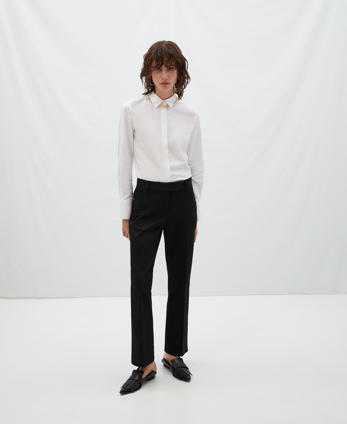 Mini flare trousers image number 1