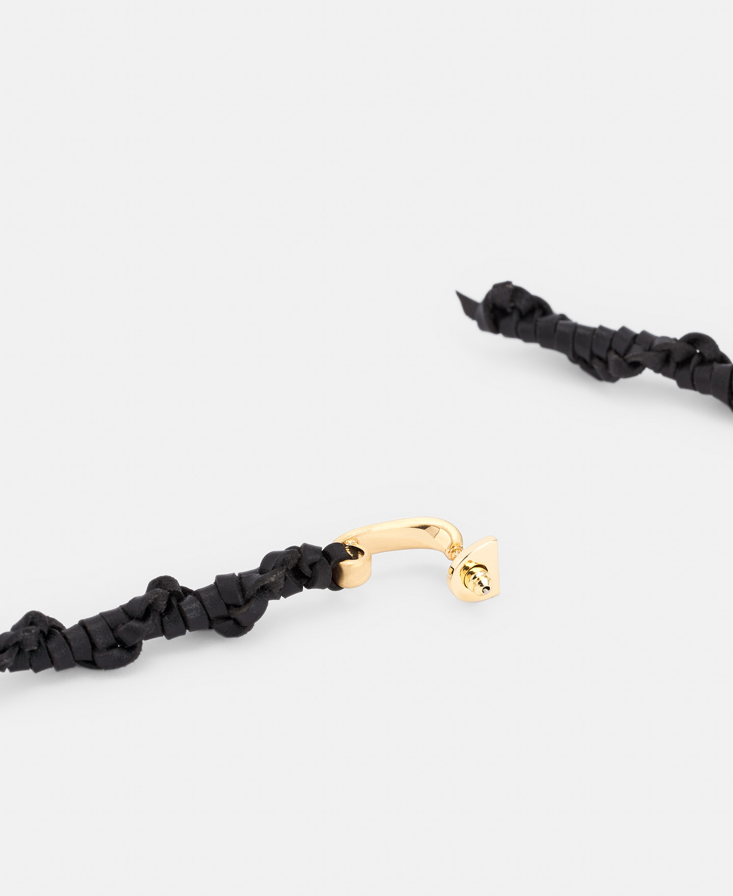 Braided leather earring image number 2