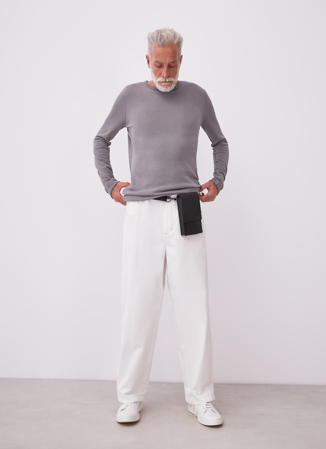 Cotton pique washed t-shirt image number 5