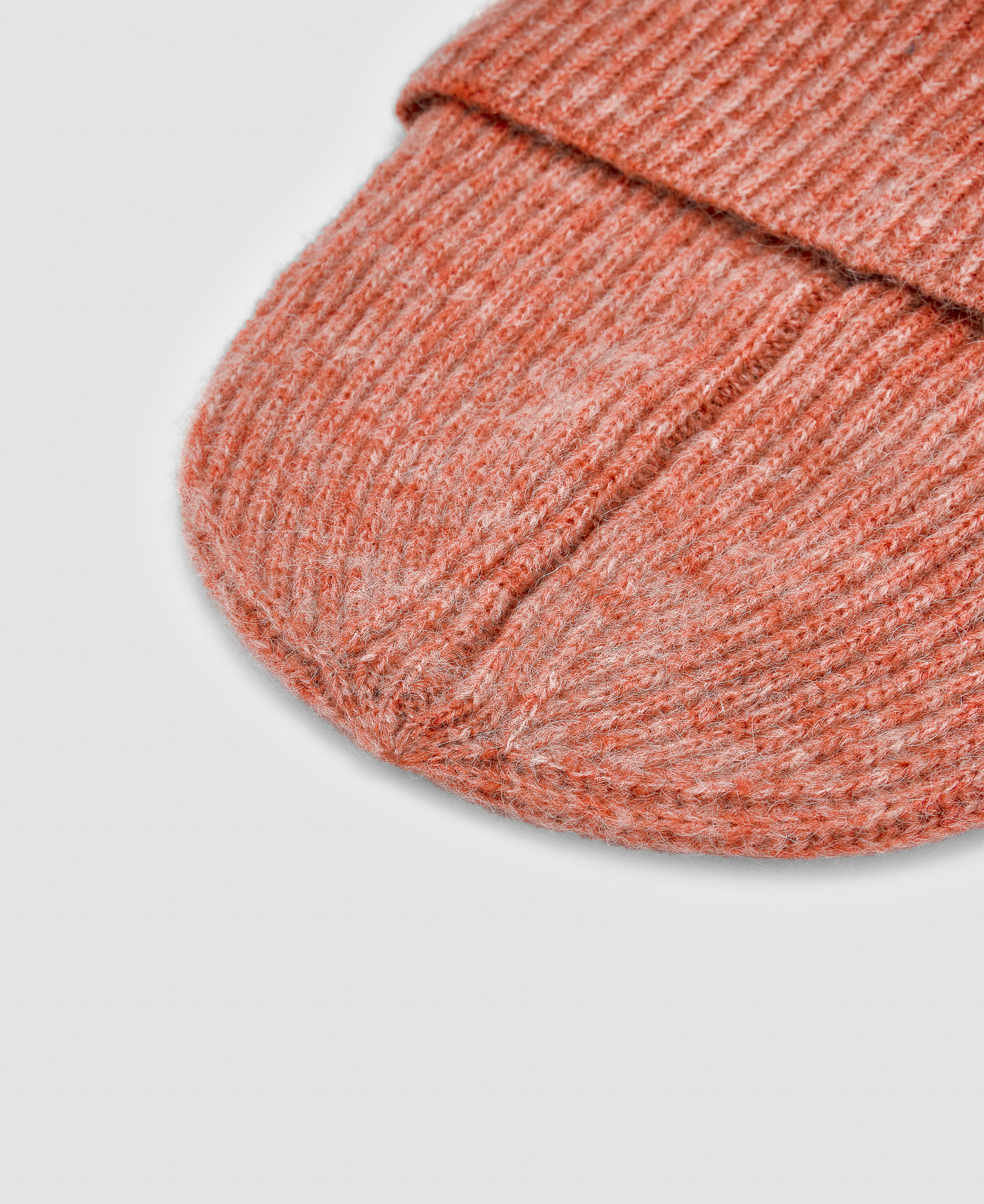 Wool and alpaca knitted beanie cap image number 2