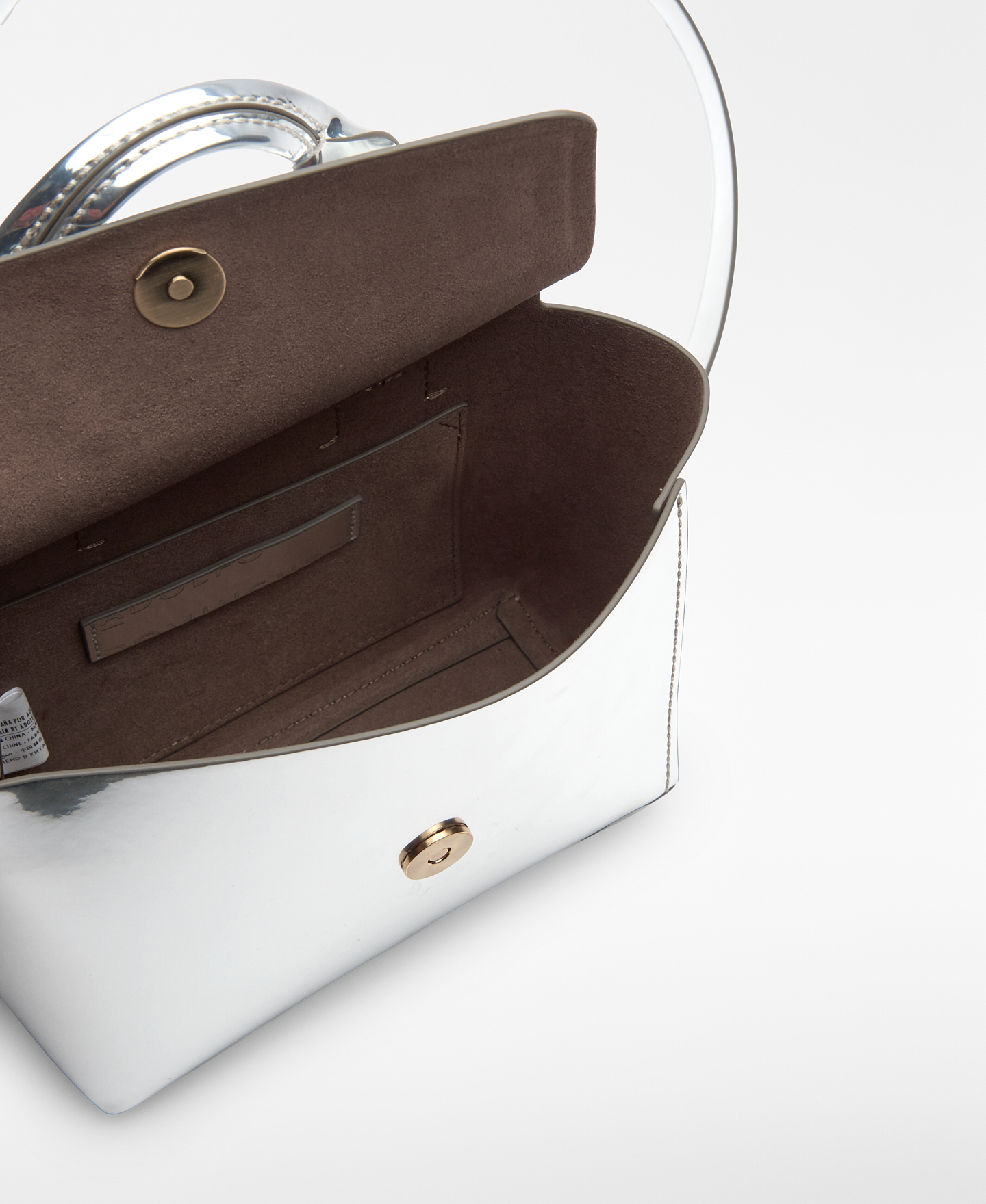 Mica metallic-finish mini bag woman image number 2