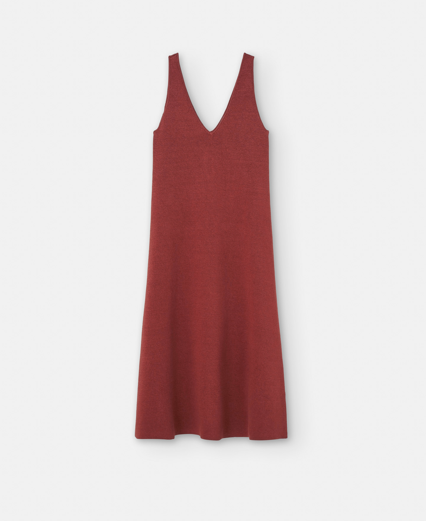 V-neck dress in linen image number 4
