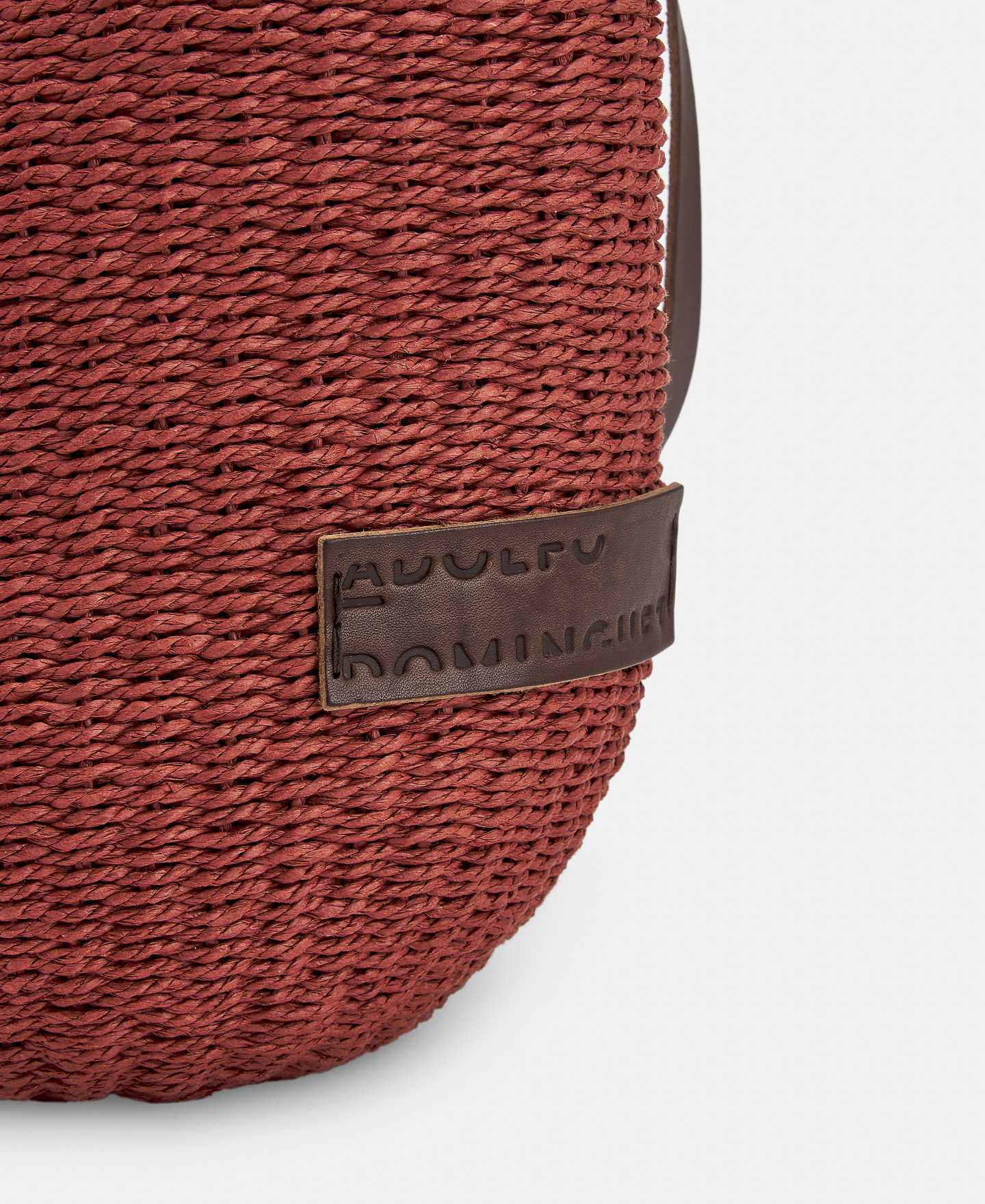 Paper fiber raffia cube bag image number 3
