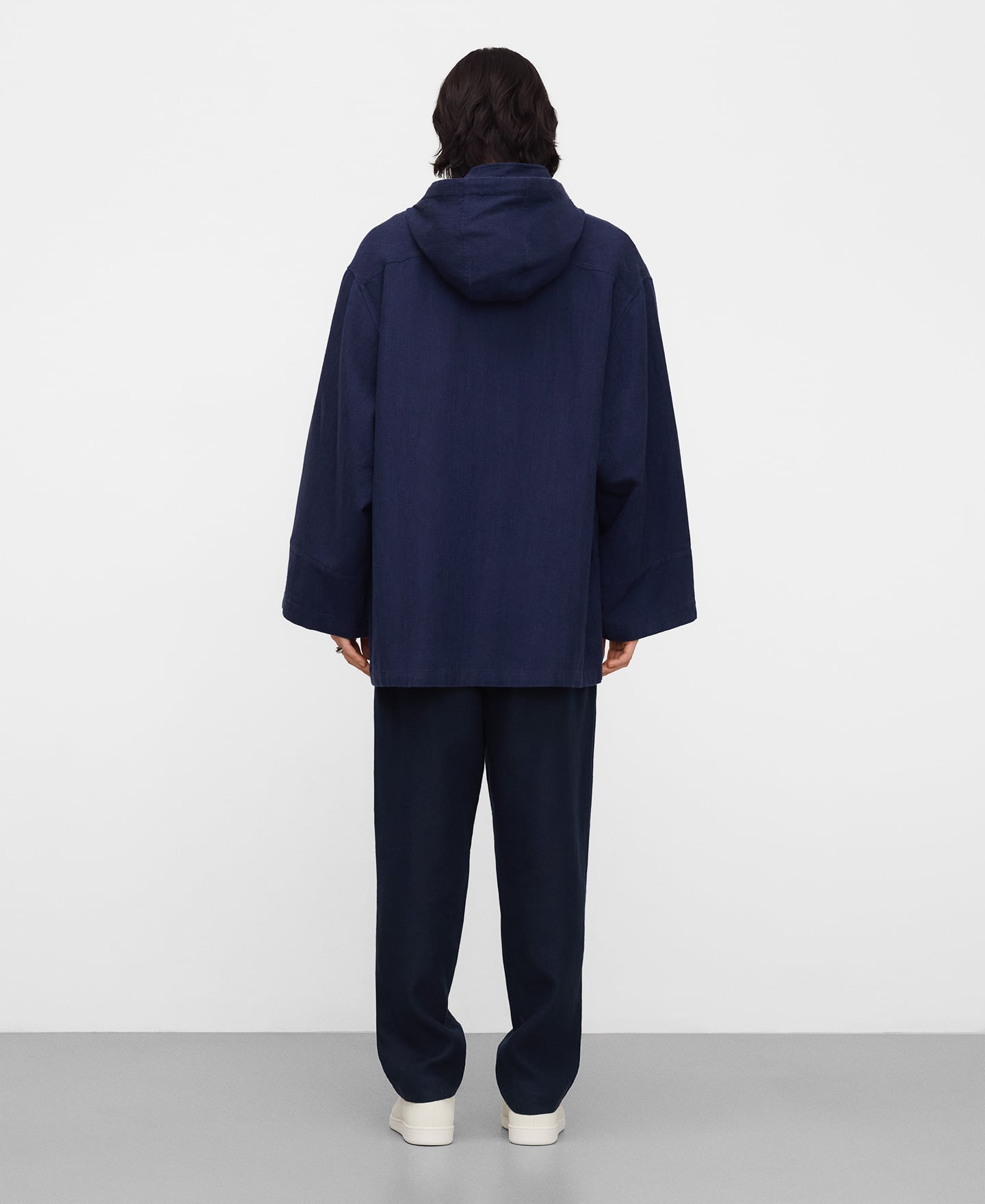 European linen jogger trousers image number 2